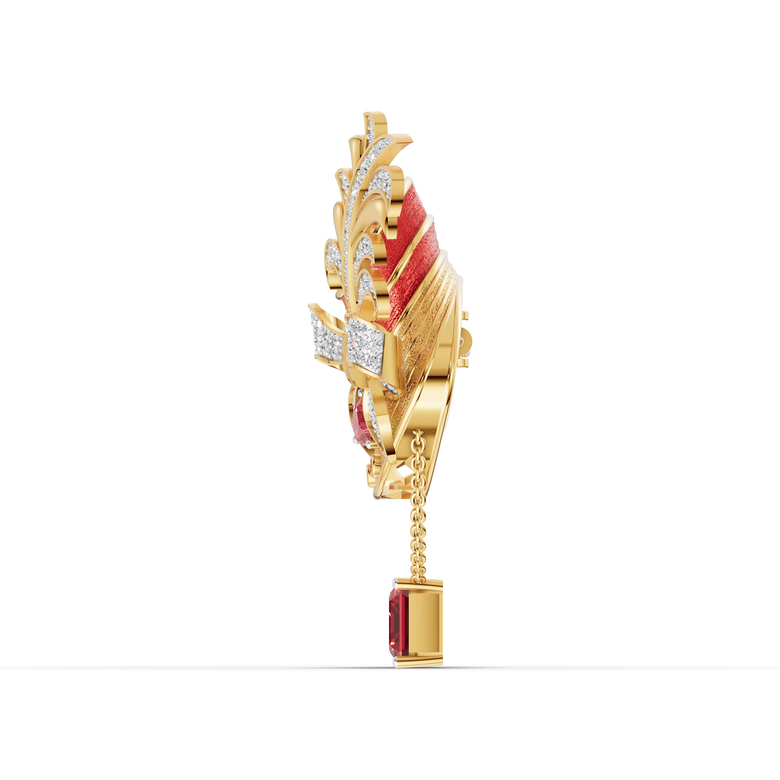 Gardenia Cluster Brooch
