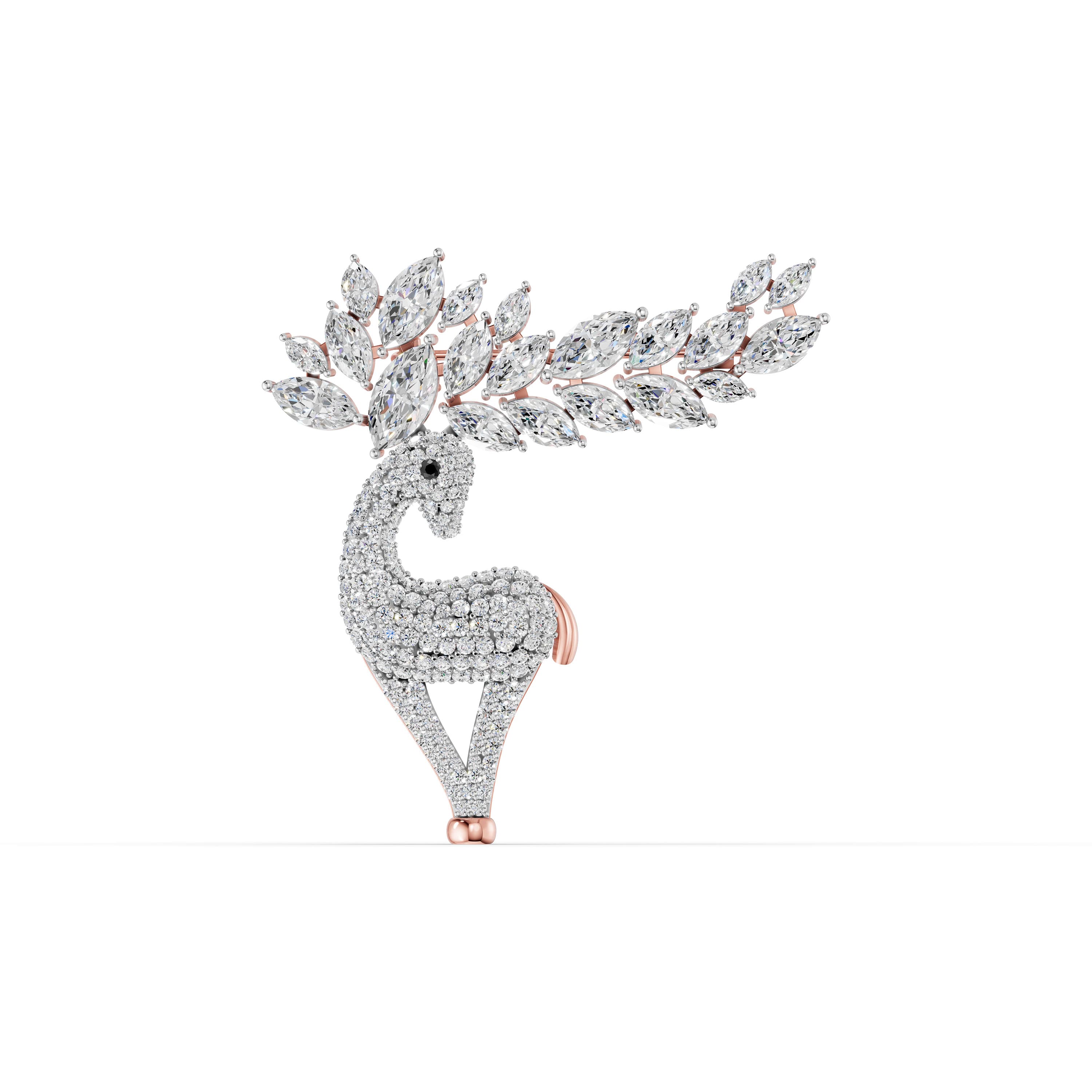 Cavalcade Marquise Brooch