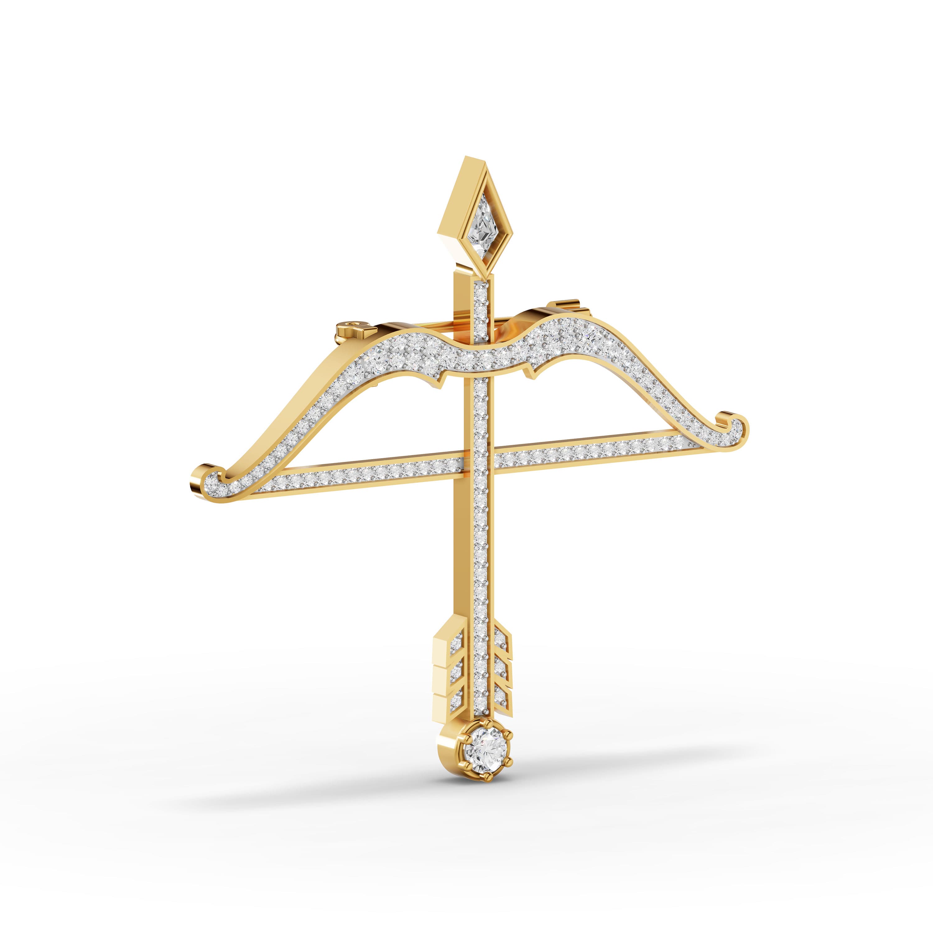 Keystone Kite-Center Brooch