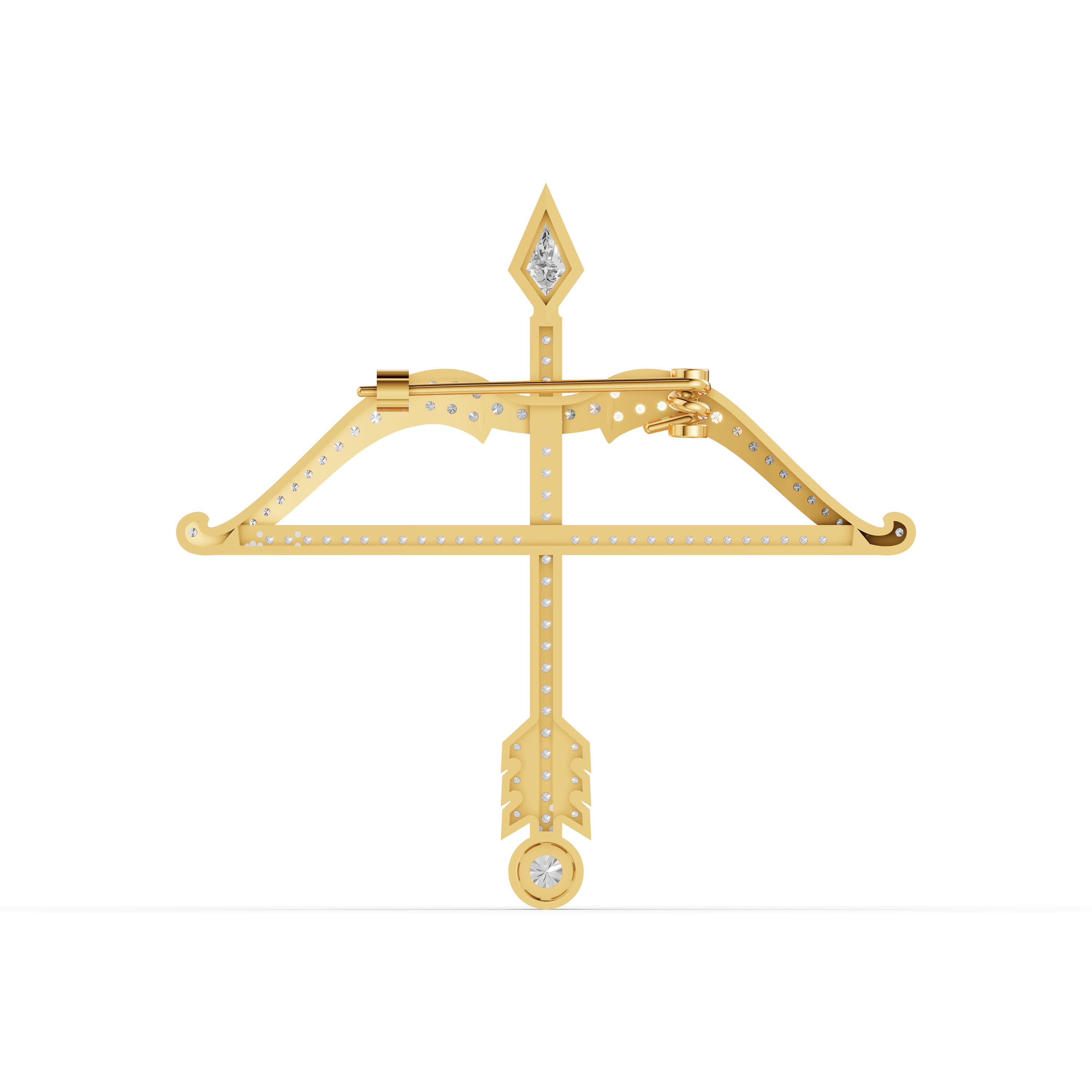 Keystone Kite-Center Brooch