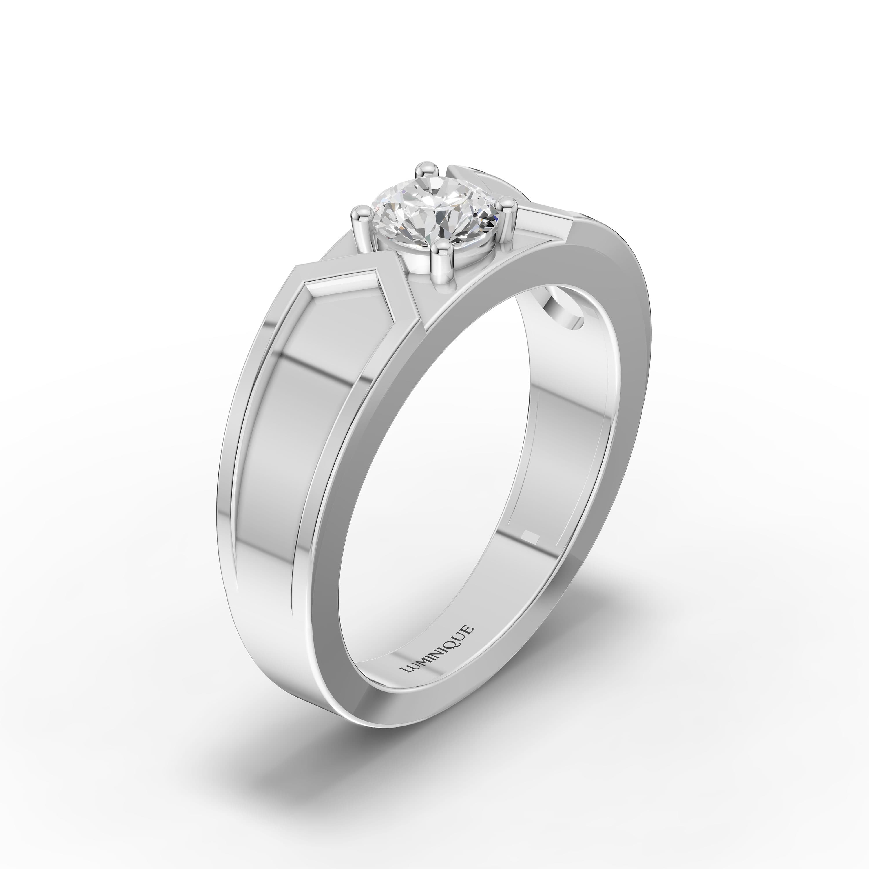 Kellan Round Solitaire Ring