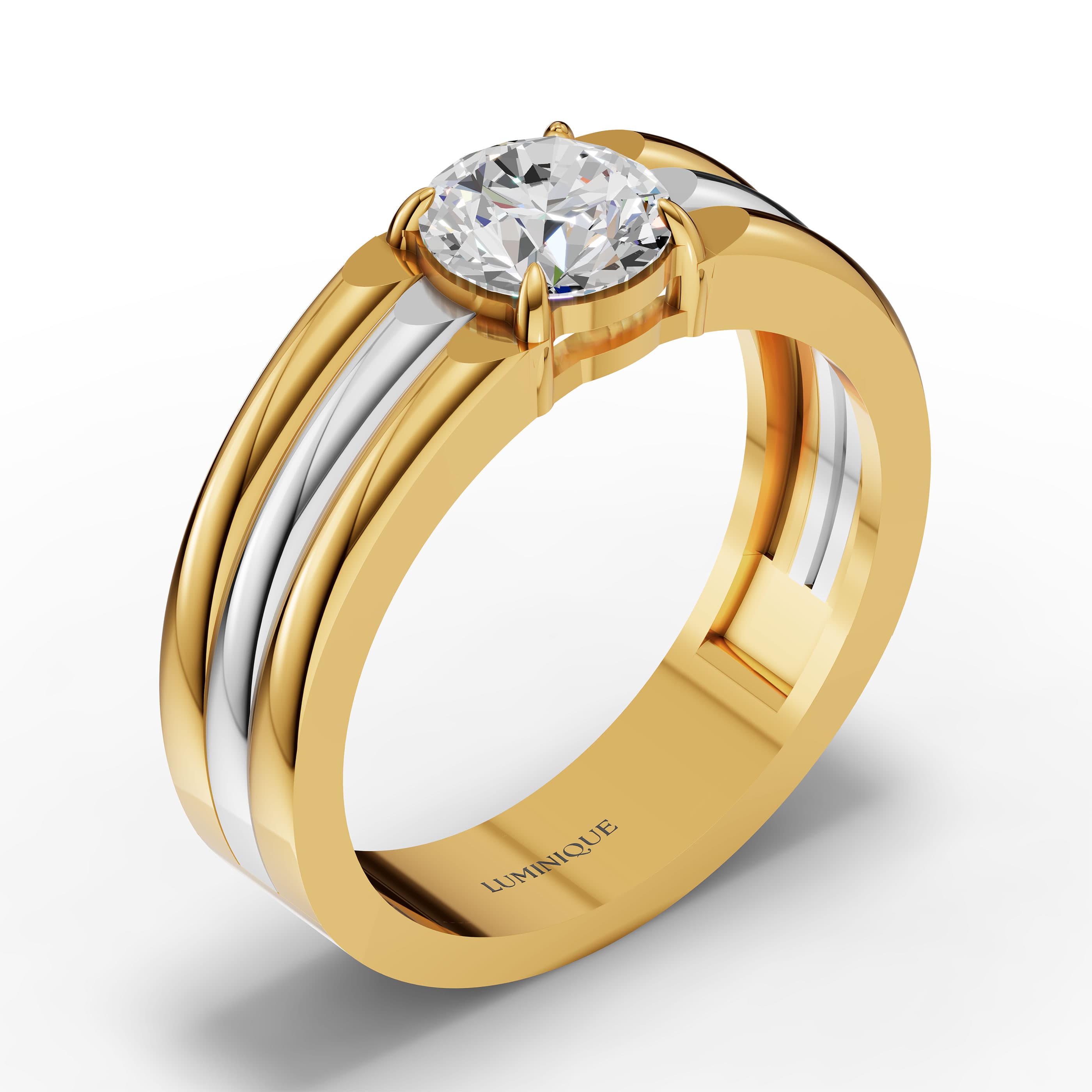 Summit Round Solitaire Ring