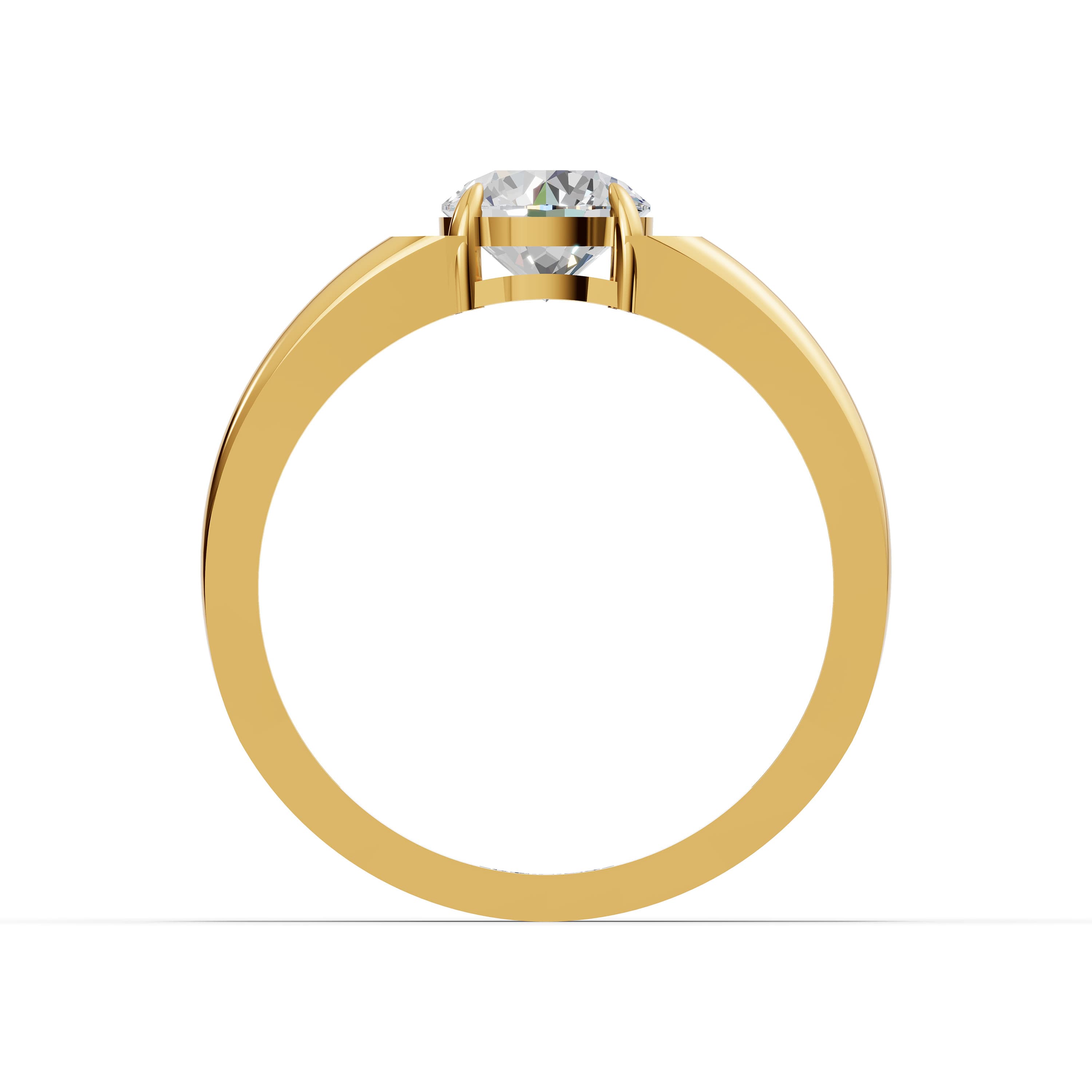 Summit Round Solitaire Ring