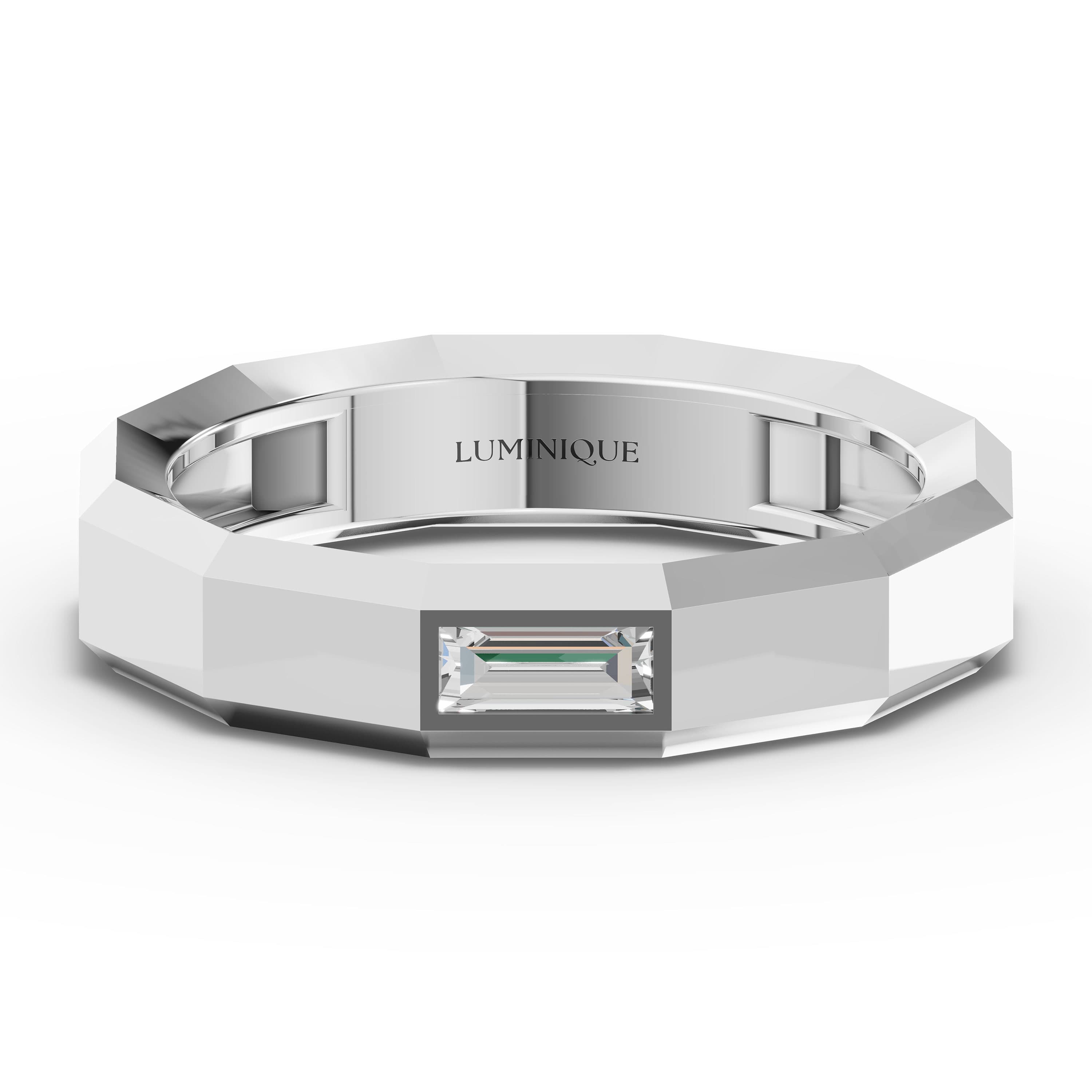 Monolith Baguette Eternity Band