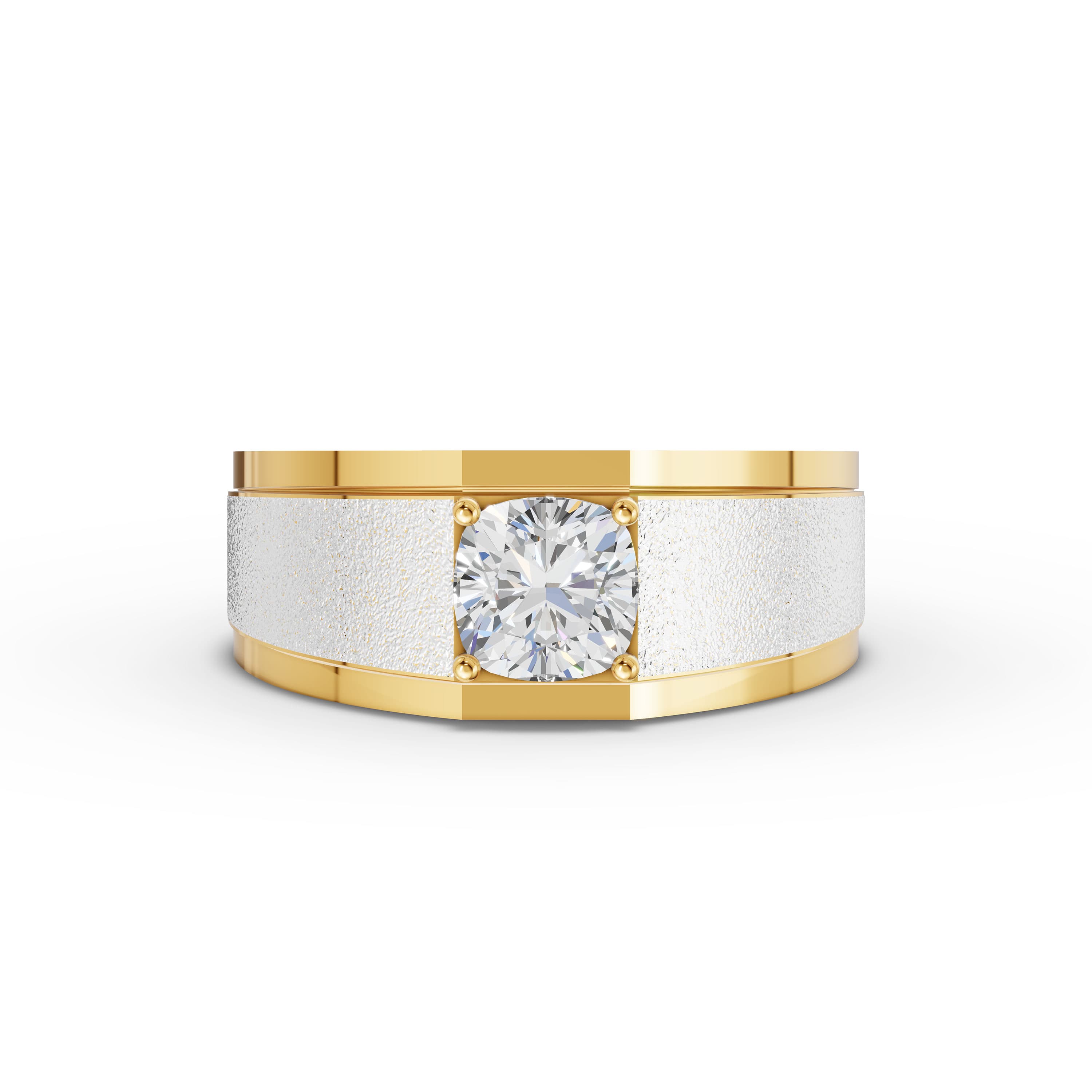 Magnus Cushion Solitaire Ring