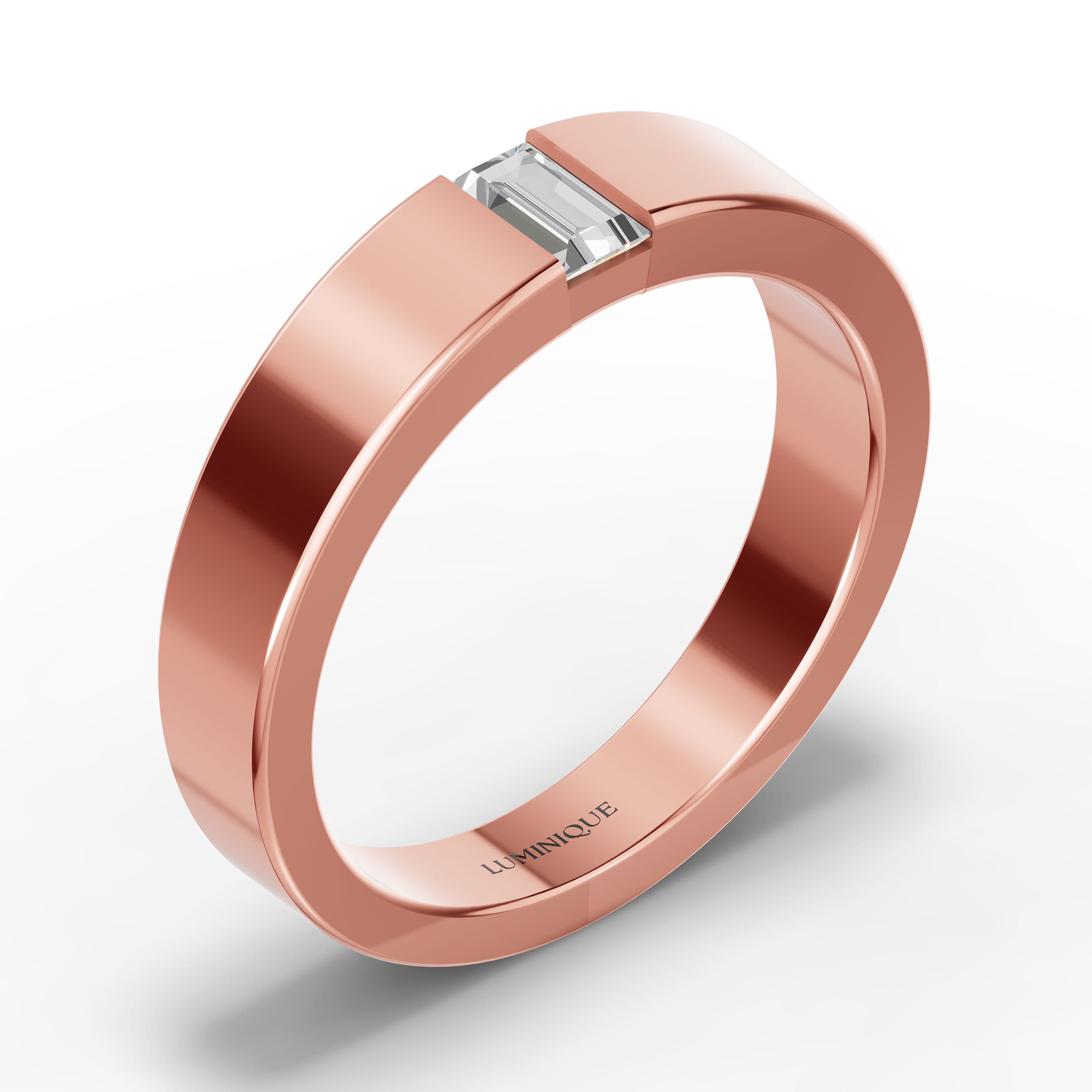 Element Baguette Solitaire Ring