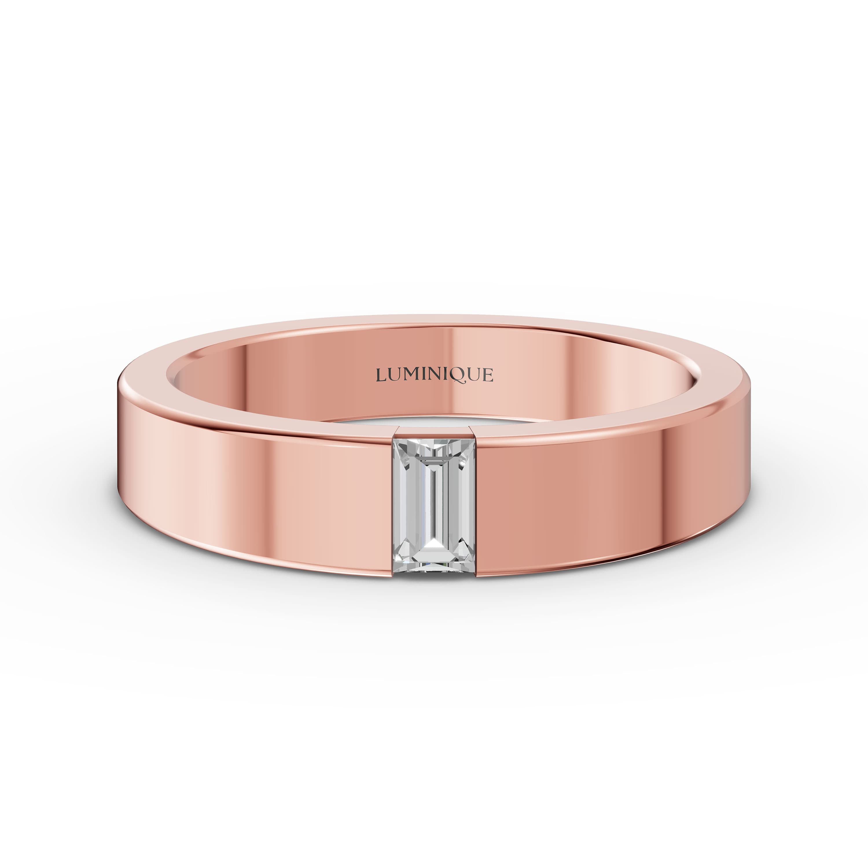 Element Baguette Solitaire Ring