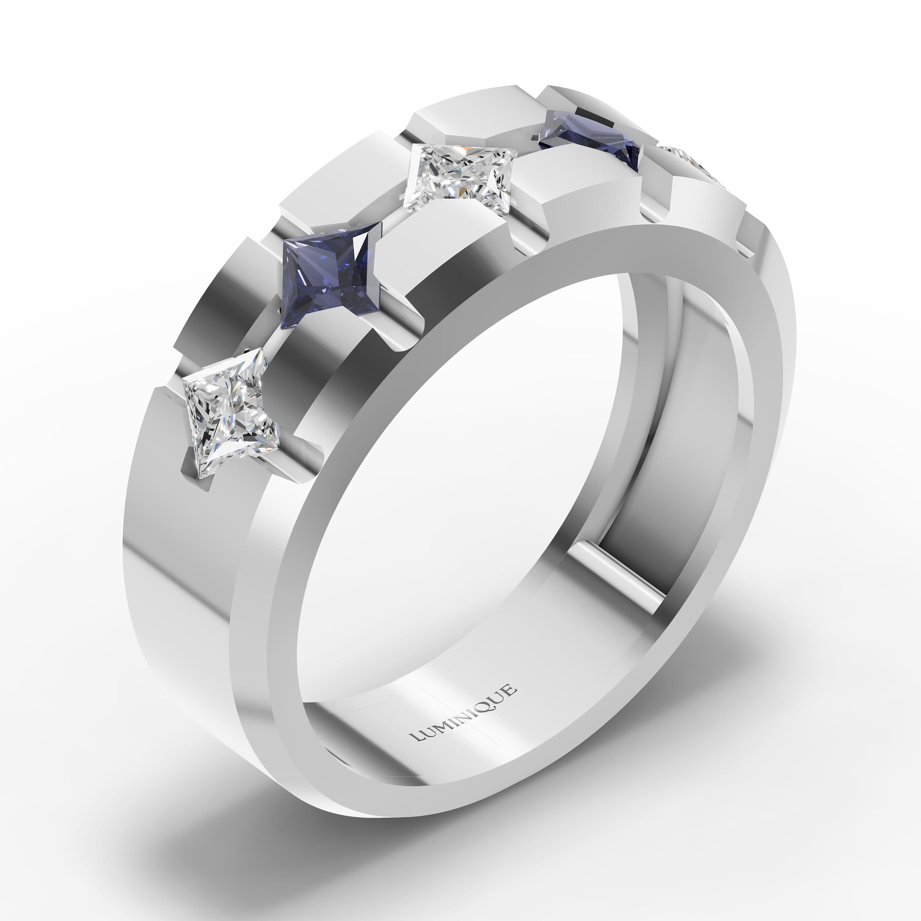 Helm Sapphire Eternity Band