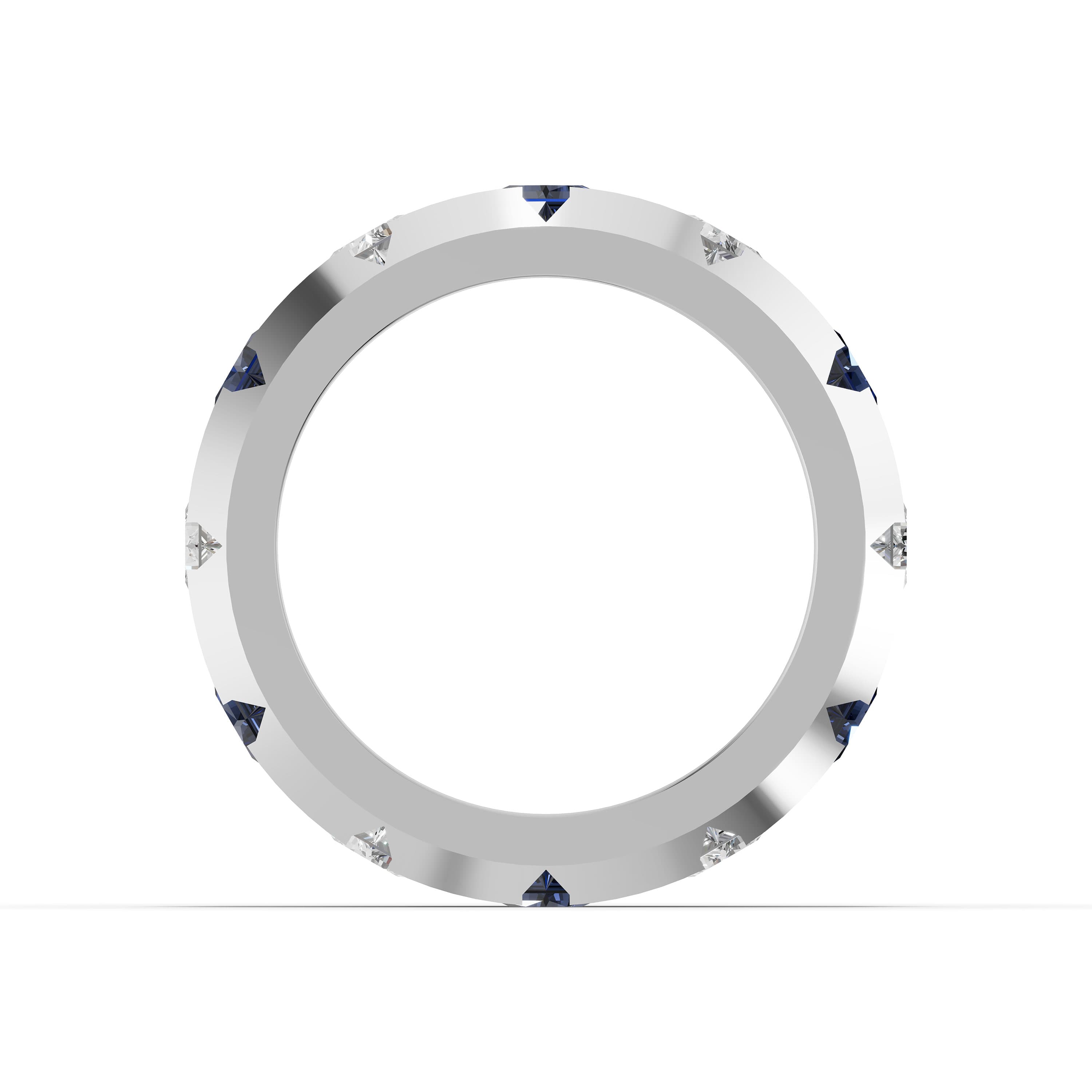 Vector Sapphire Eternity Band