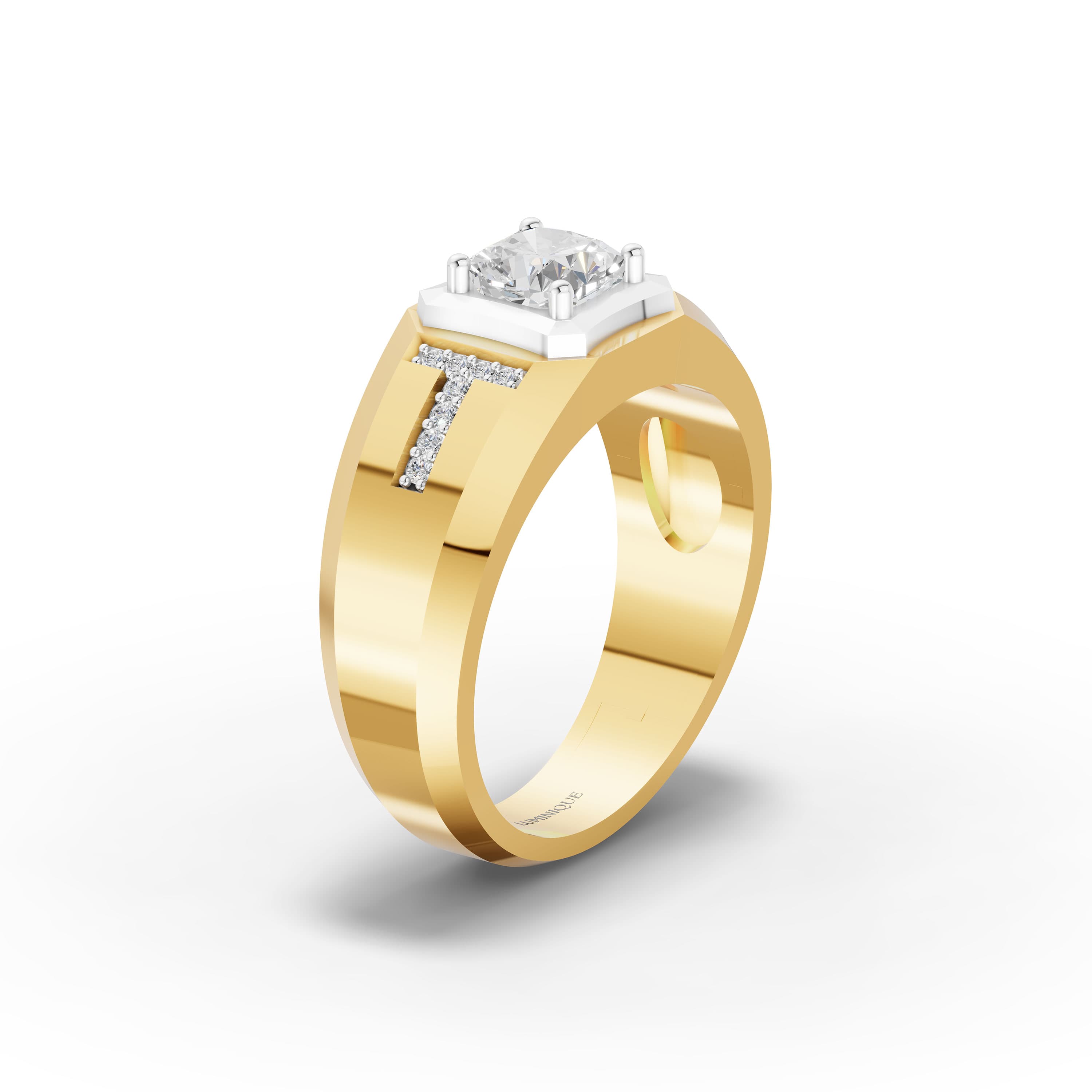 Kaspar Cushion Cluster Ring