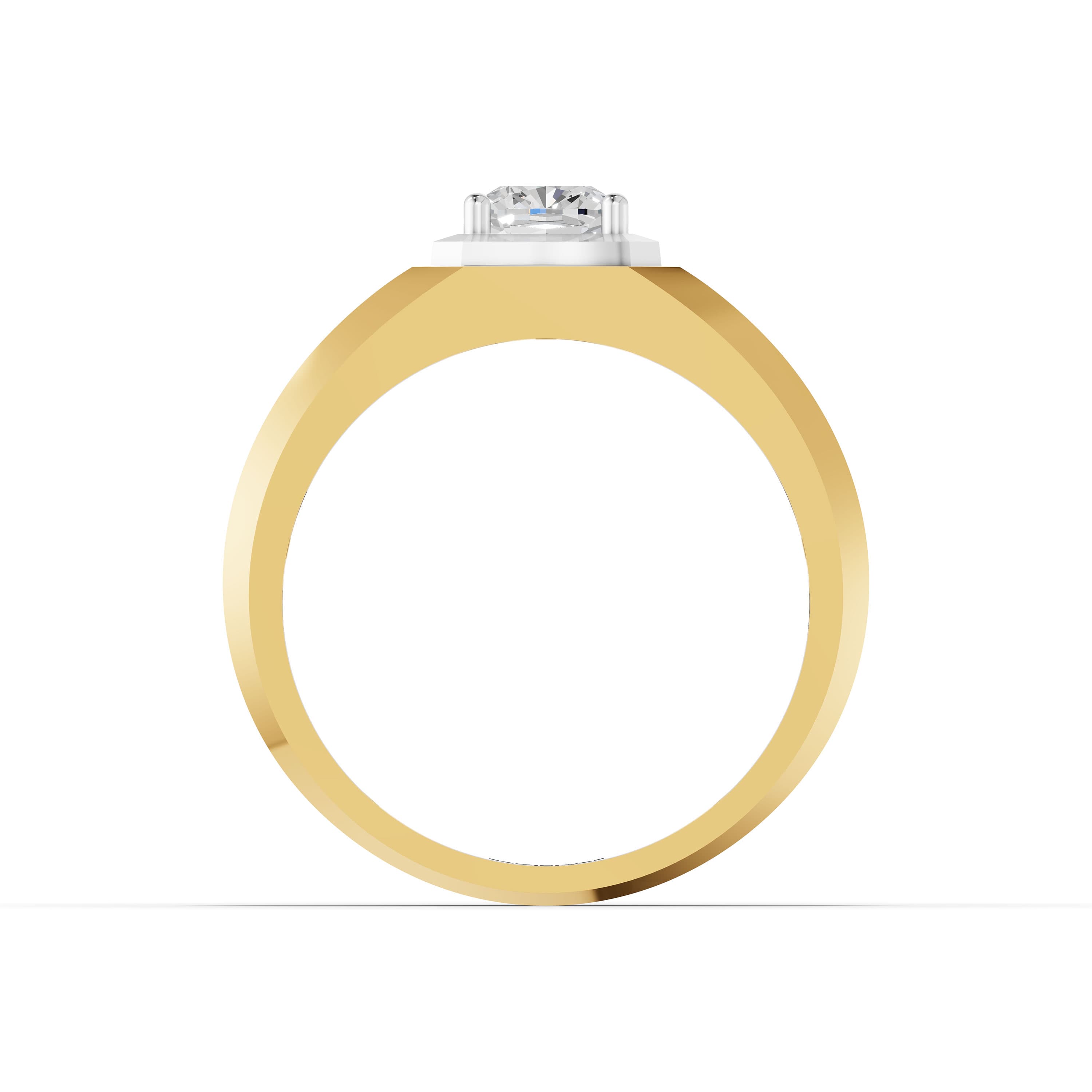 Kaspar Cushion Cluster Ring