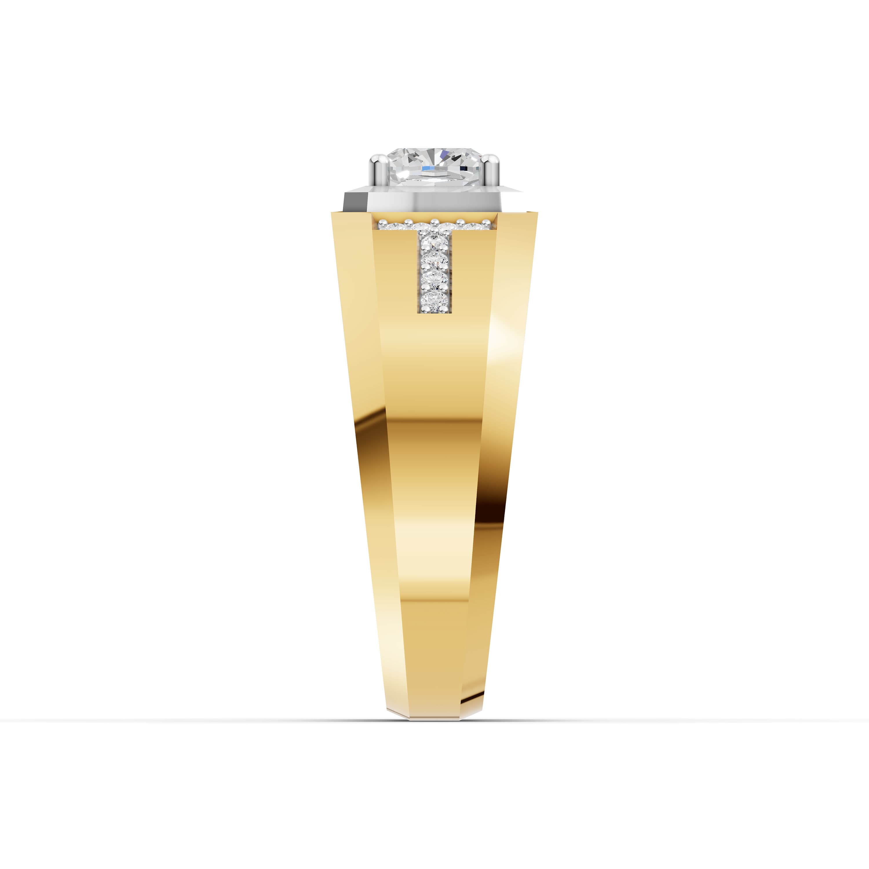 Kaspar Cushion Cluster Ring