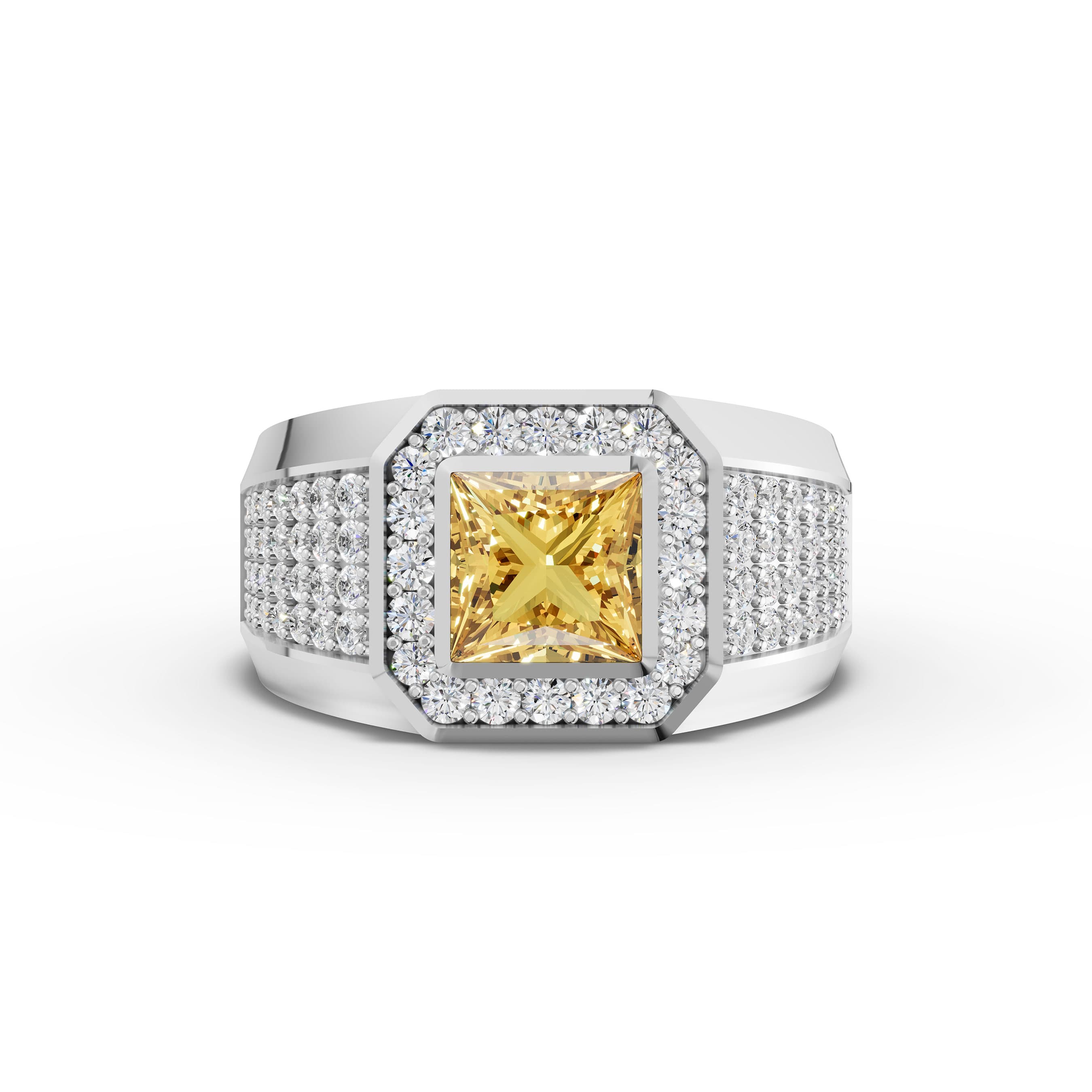 Keel Cluster Men's Ring