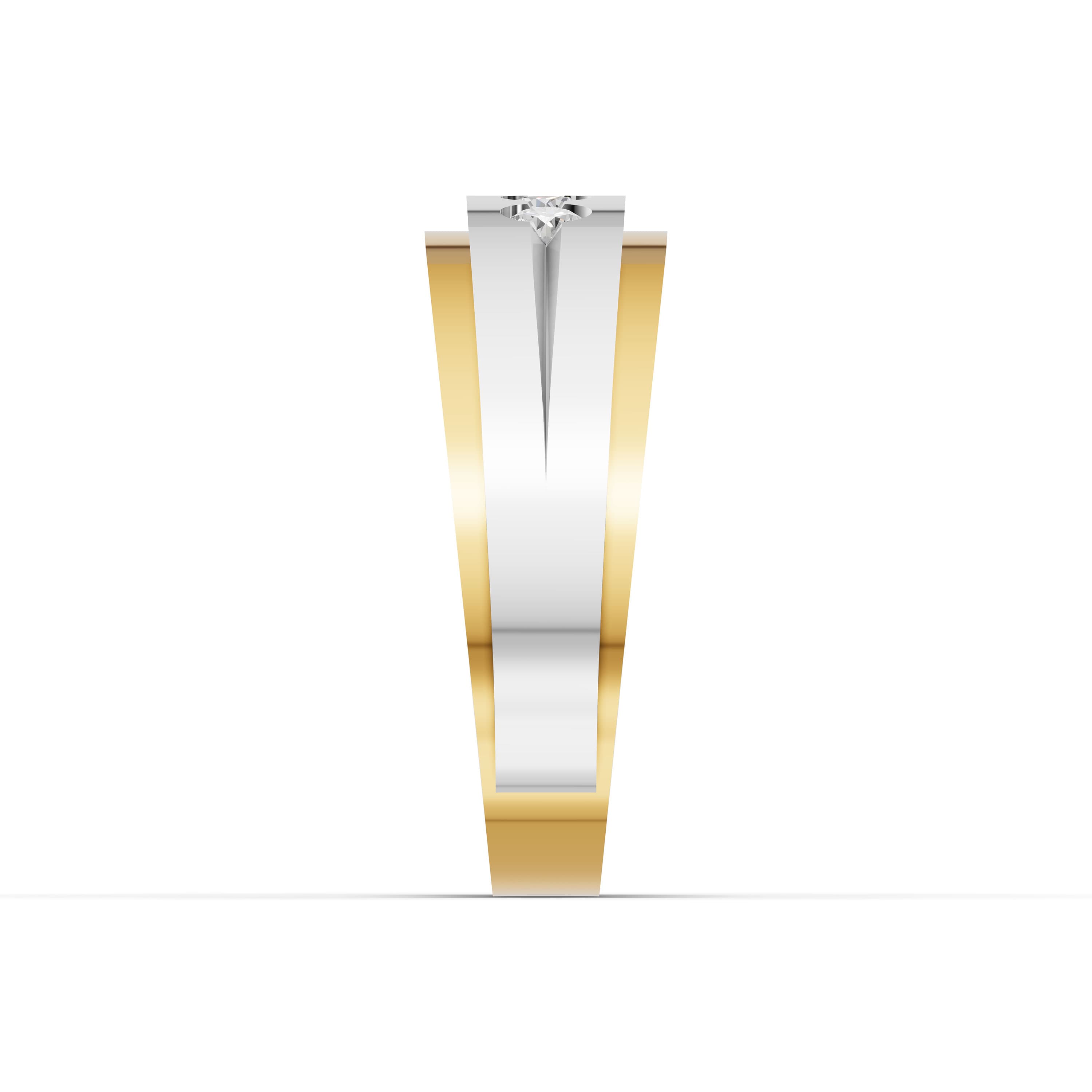 Tenon Pave Men's Ring