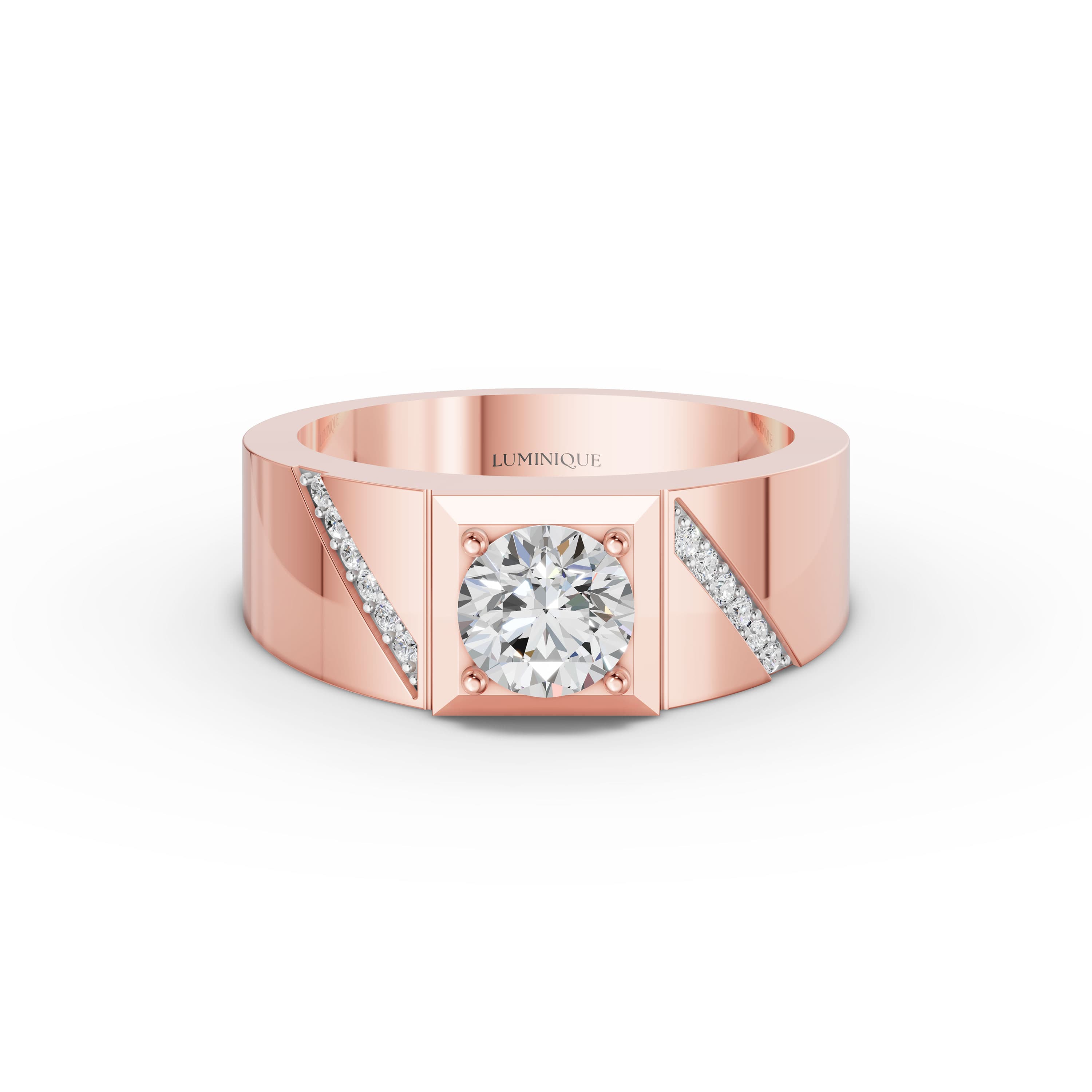 Rowan Round Men's Ring