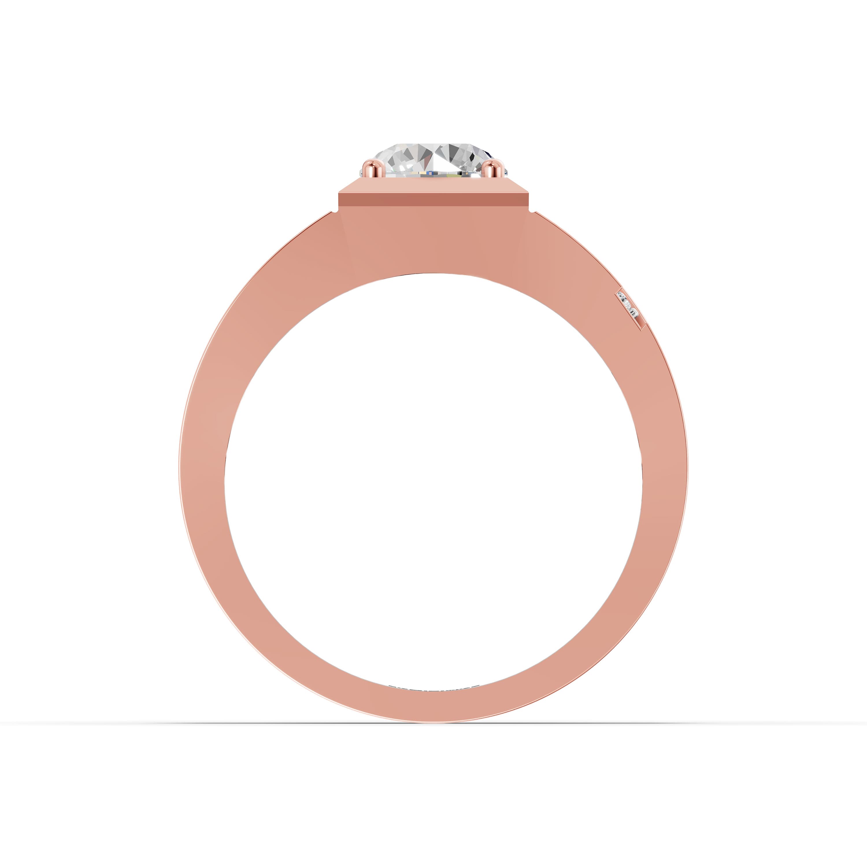 Rowan Round Men's Ring
