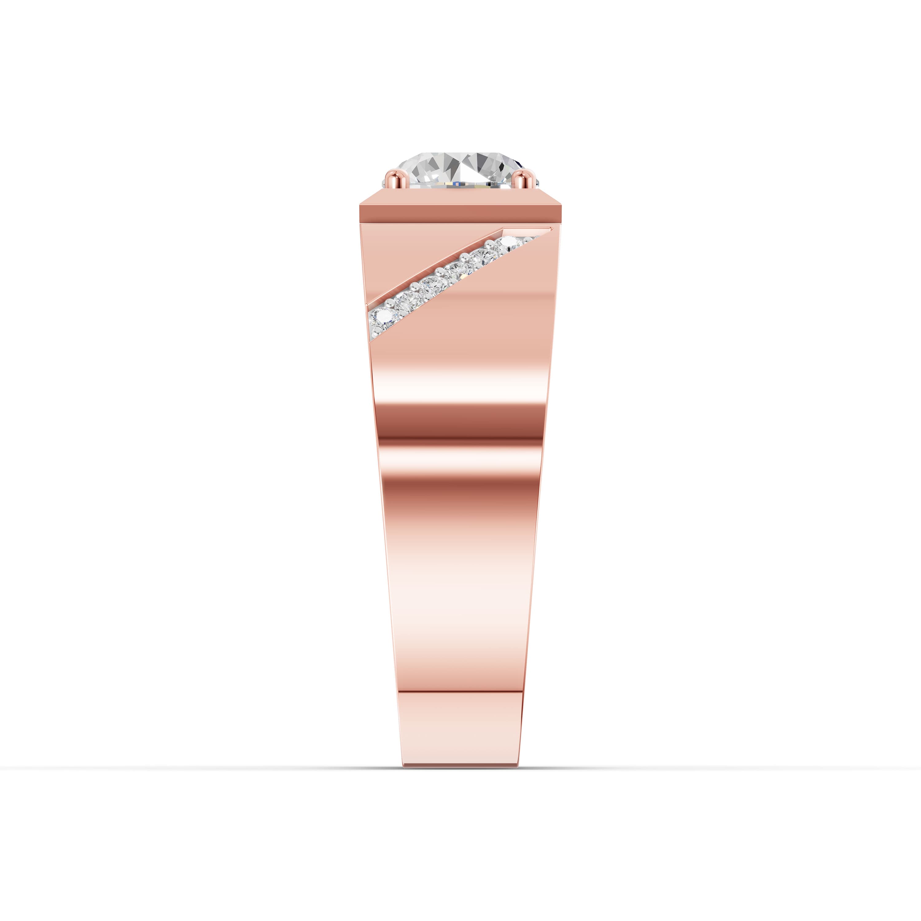 Rowan Round Men's Ring