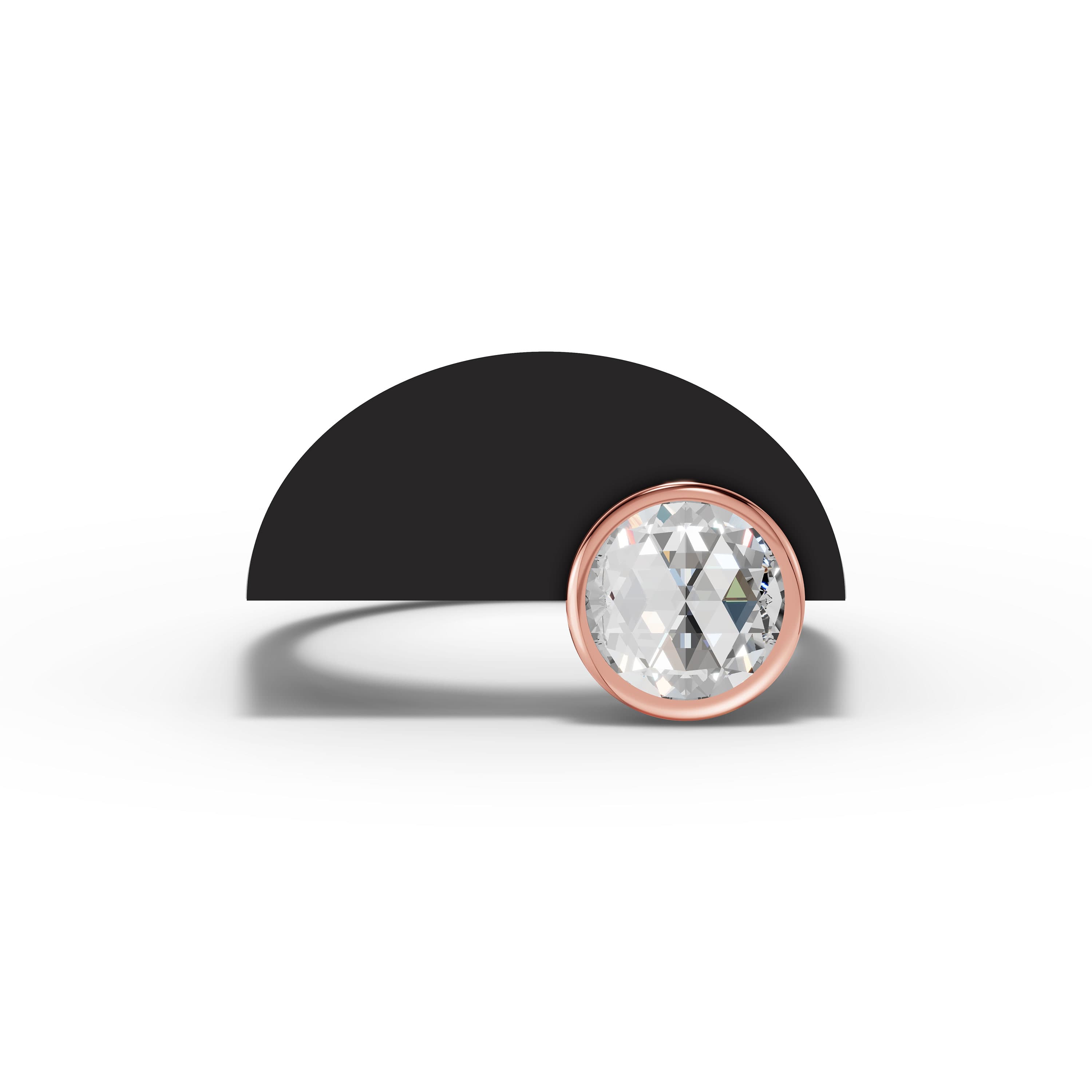 Juno Round Solitaire Ring