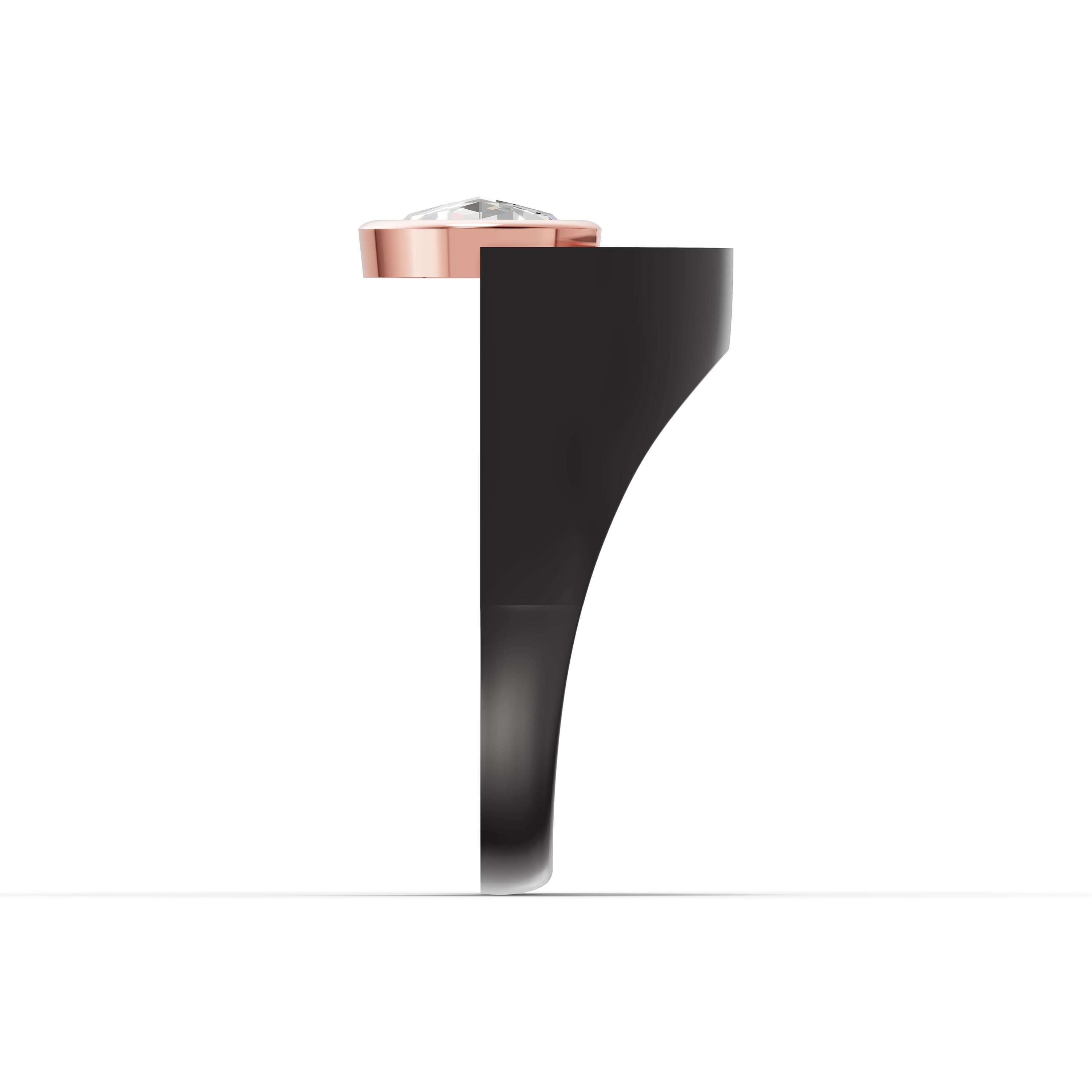 Juno Round Solitaire Ring