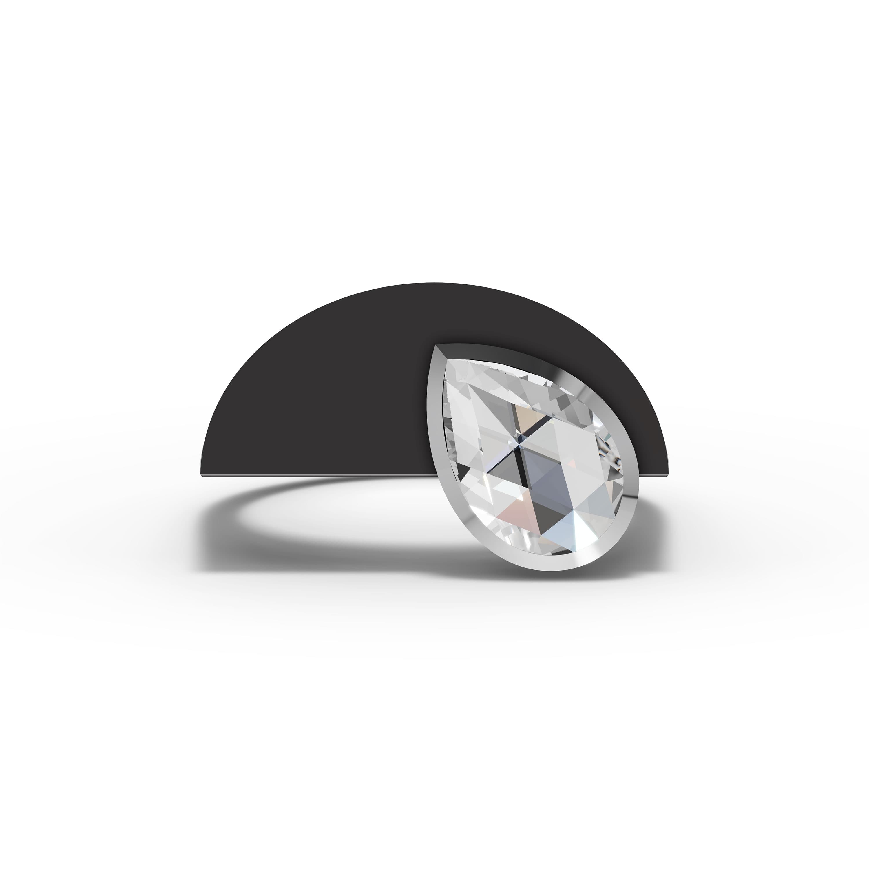 Aveline Pear Solitaire Ring