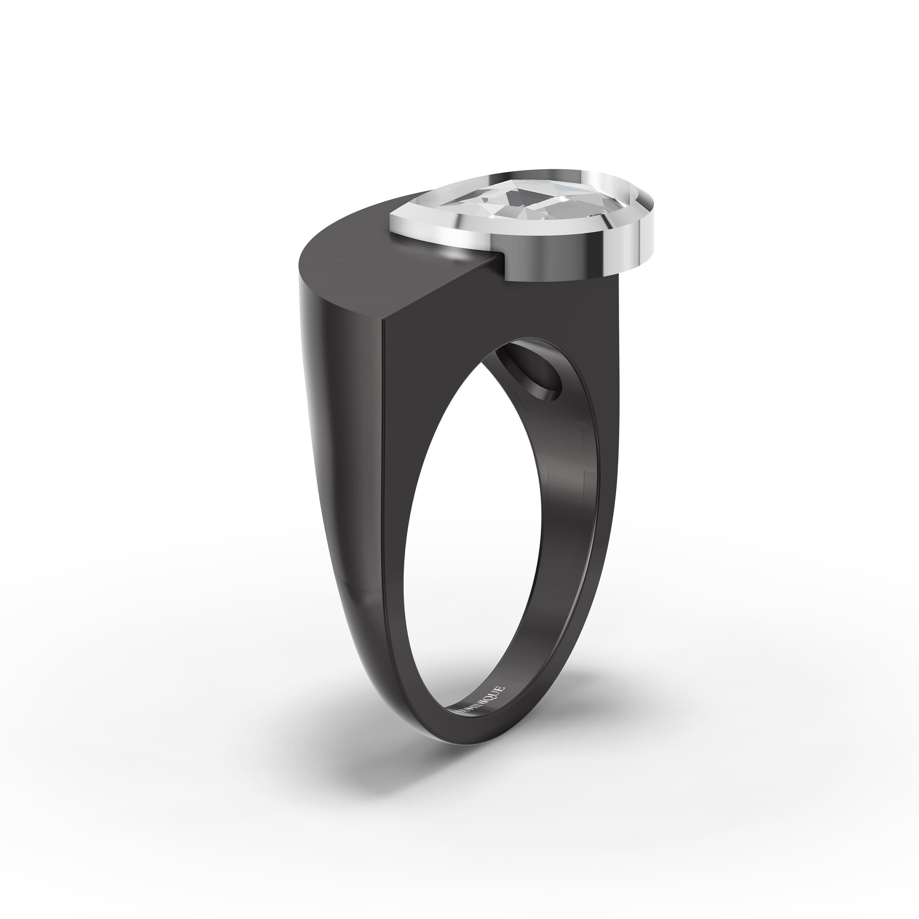 Aveline Pear Solitaire Ring