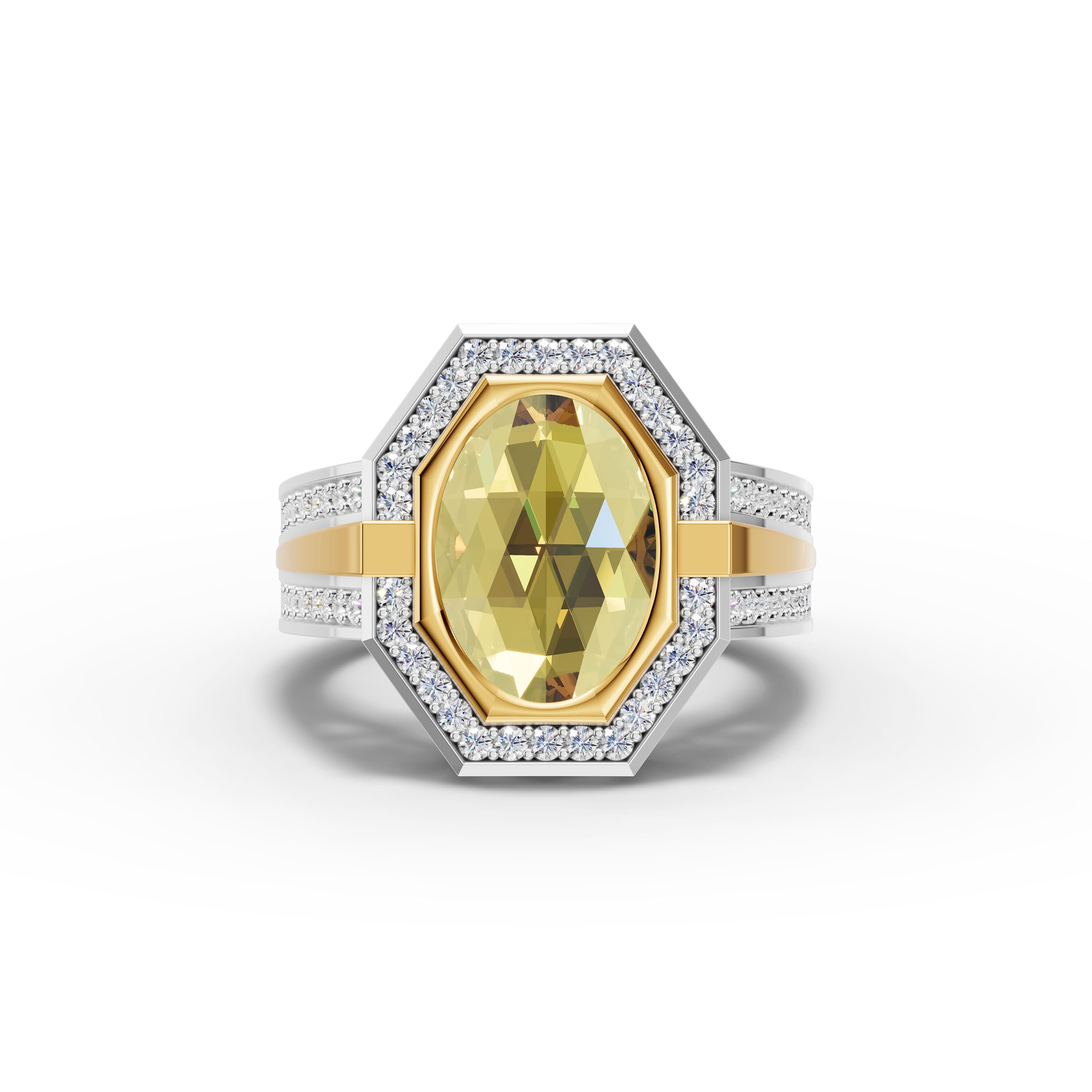 Belisse Oval Halo Ring