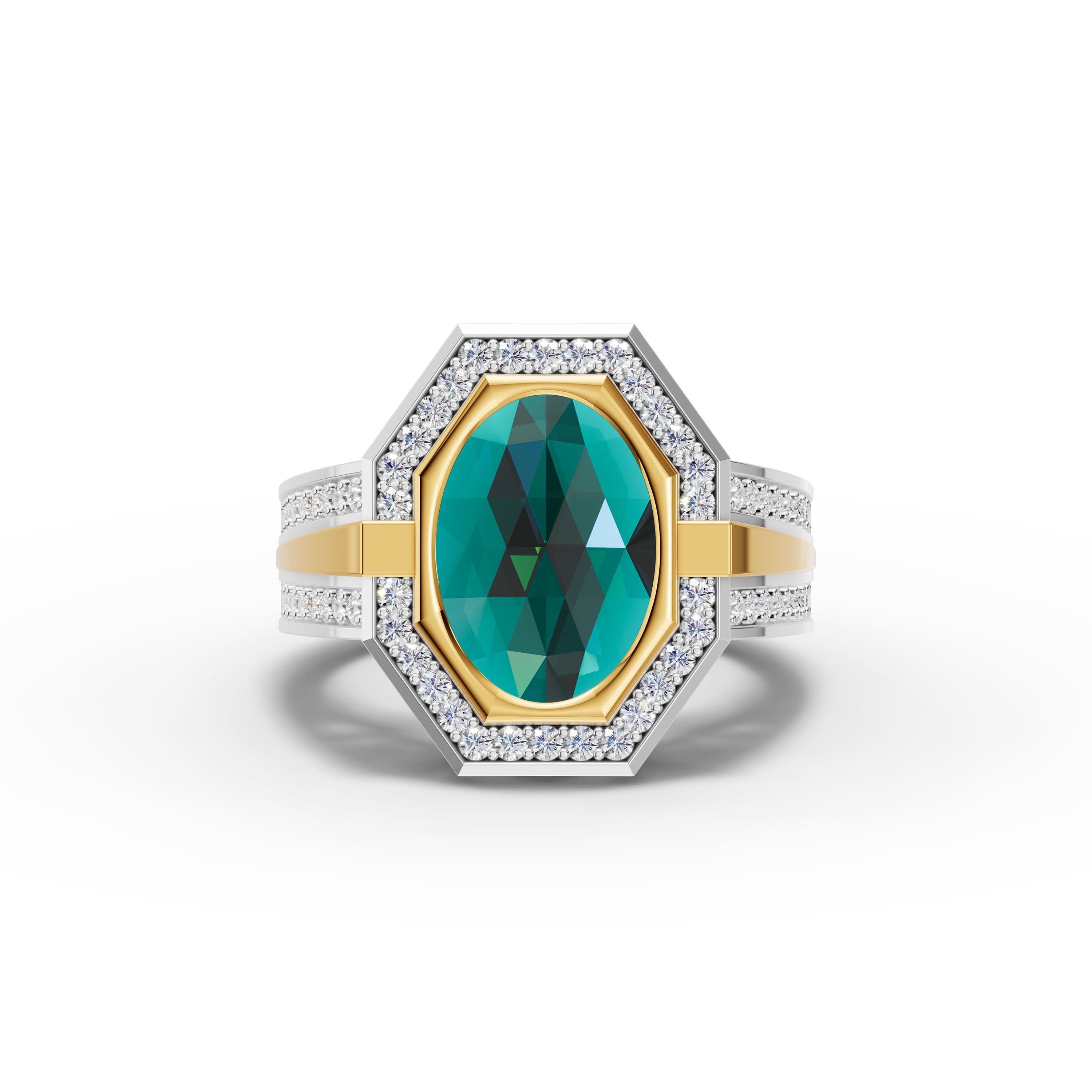 Belisse Oval Halo Ring
