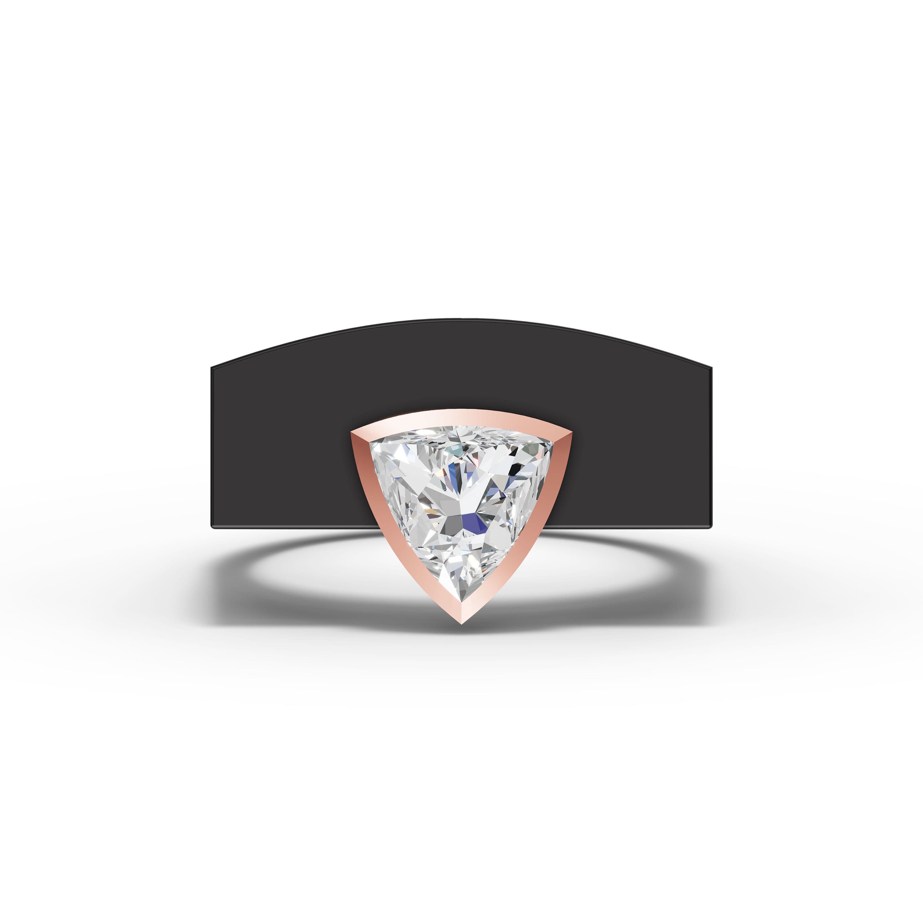 Avice Trillion Solitaire Ring