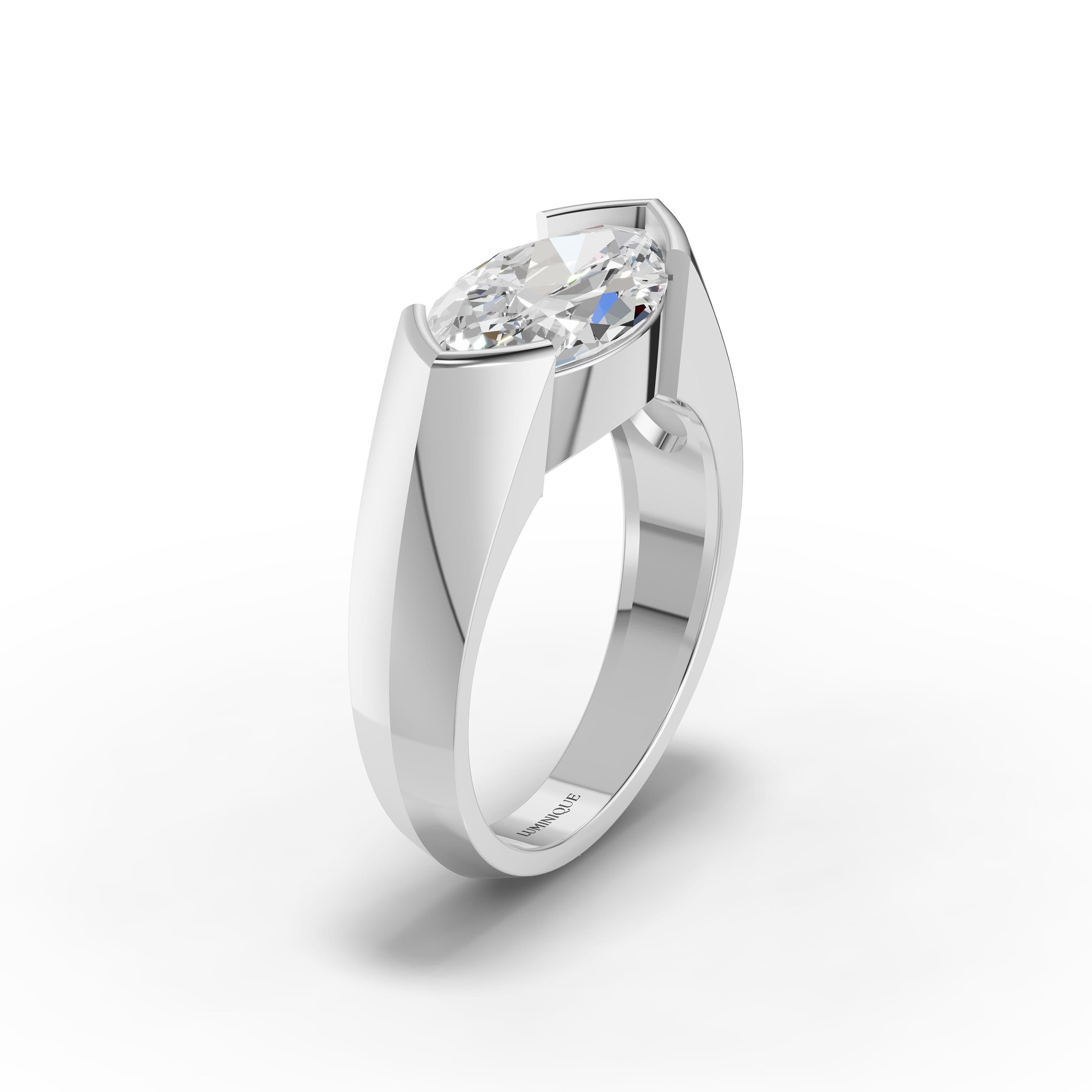 Nadia Marquise Solitaire Ring