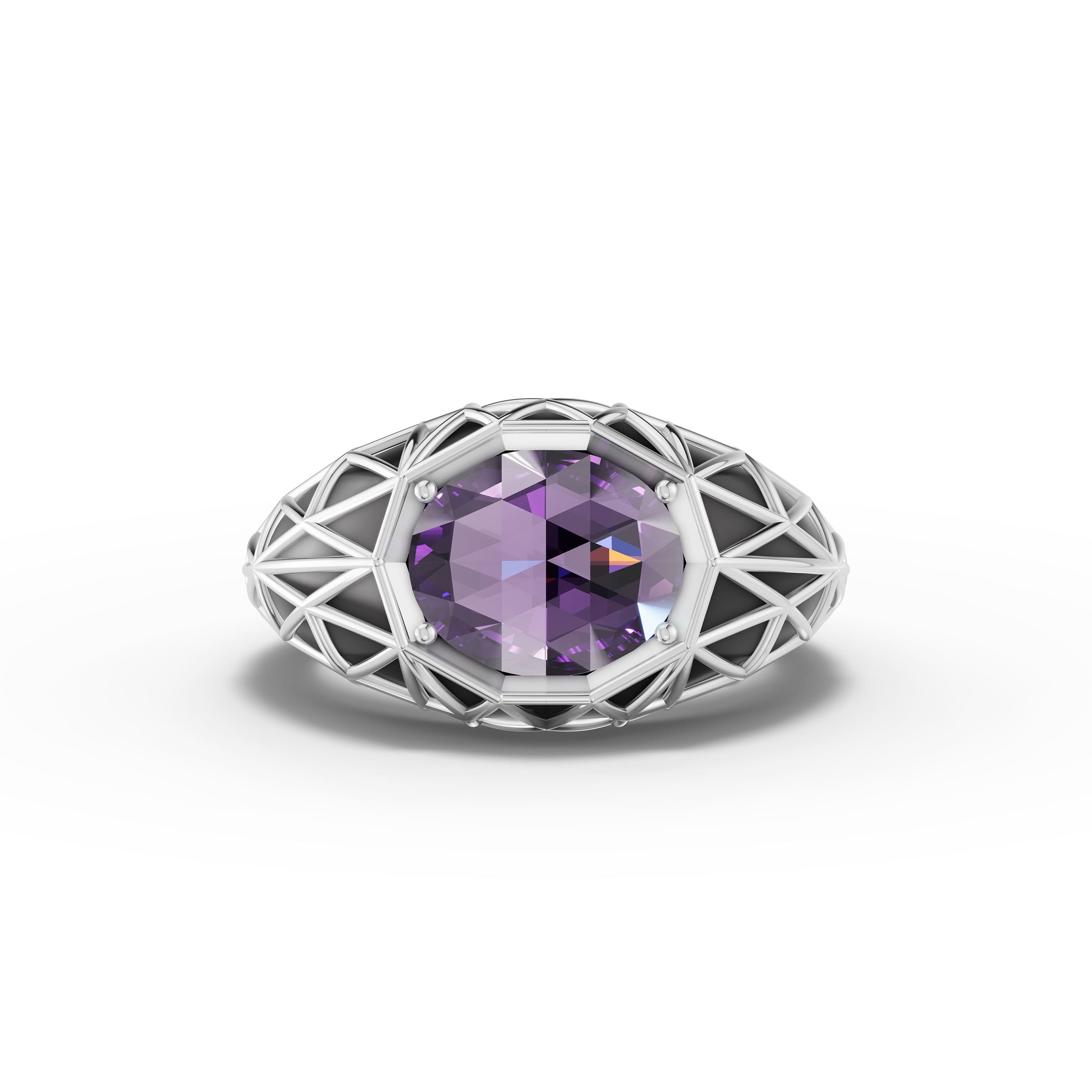 Coralie Oval Opal Ring