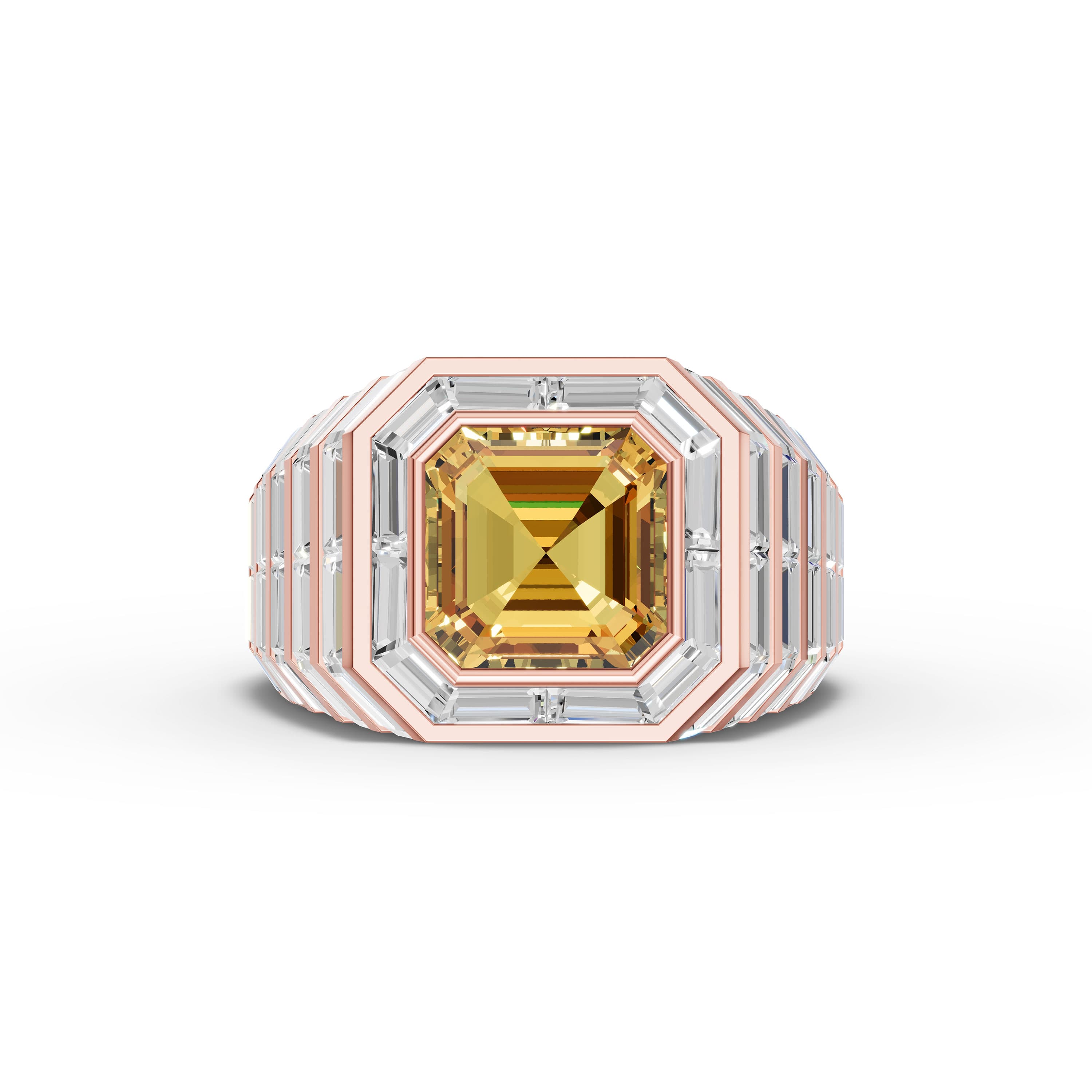 Drummond Emerald Cut Statement Ring