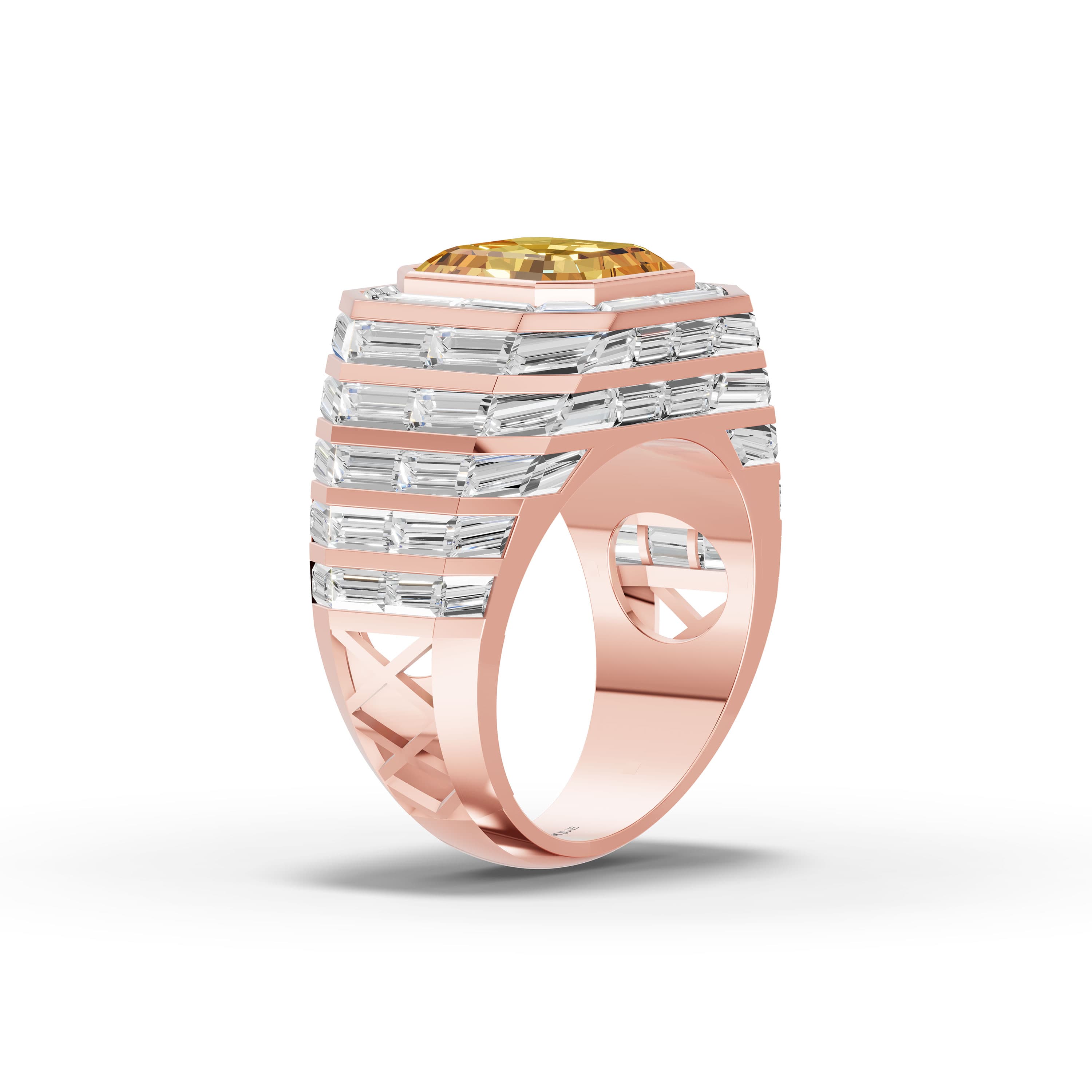 Drummond Emerald Cut Statement Ring