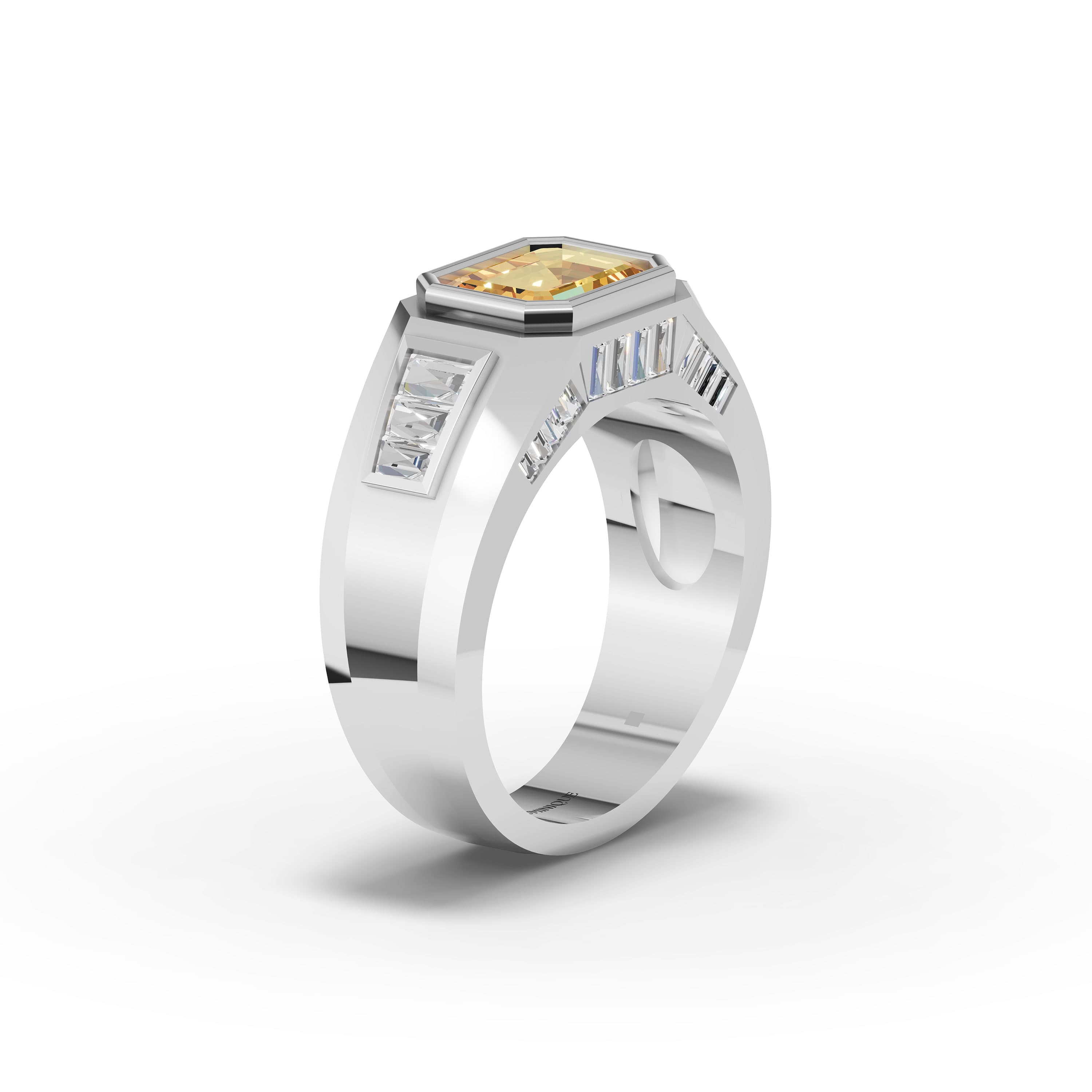 Mireille Emerald Cut Statement Ring