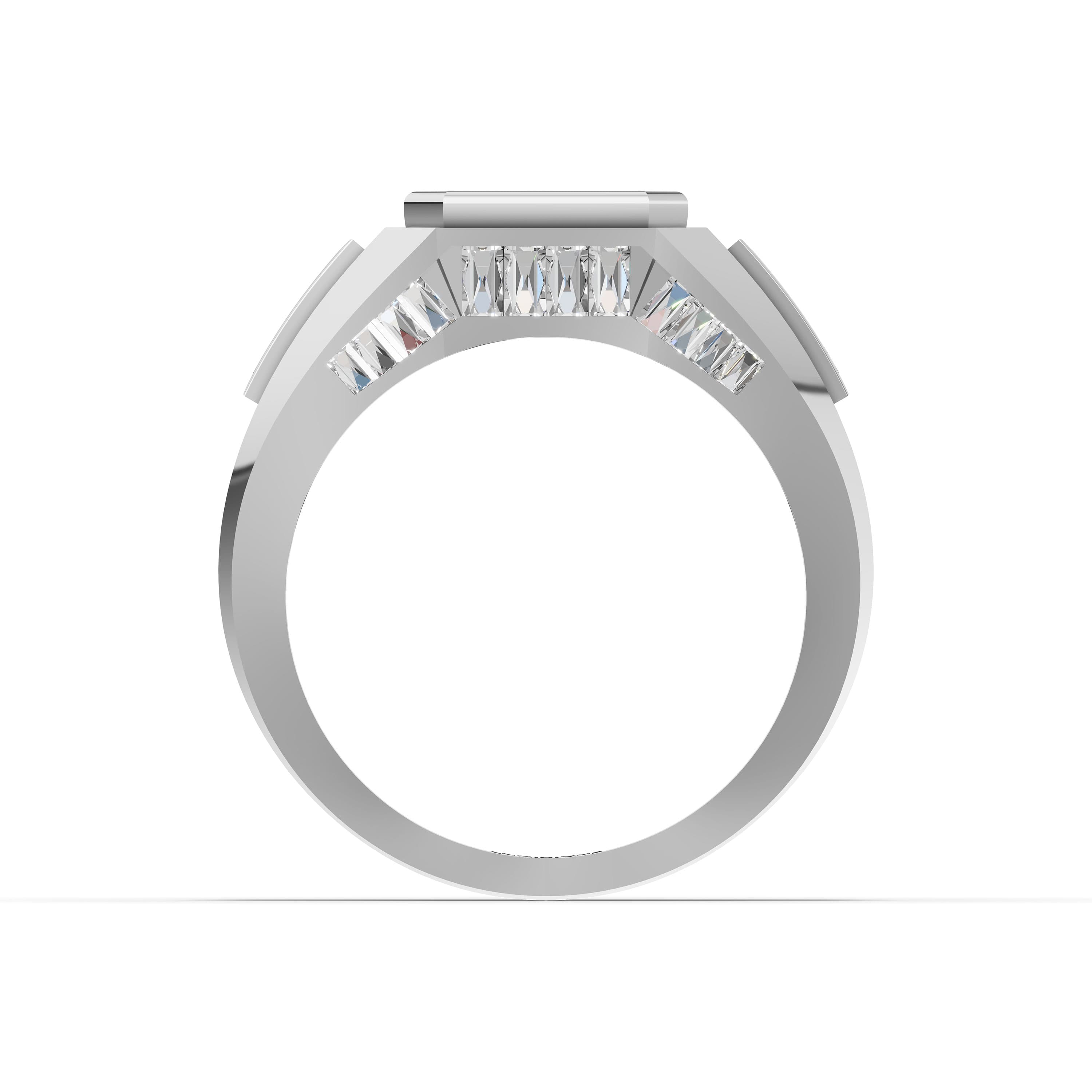 Mireille Emerald Cut Statement Ring