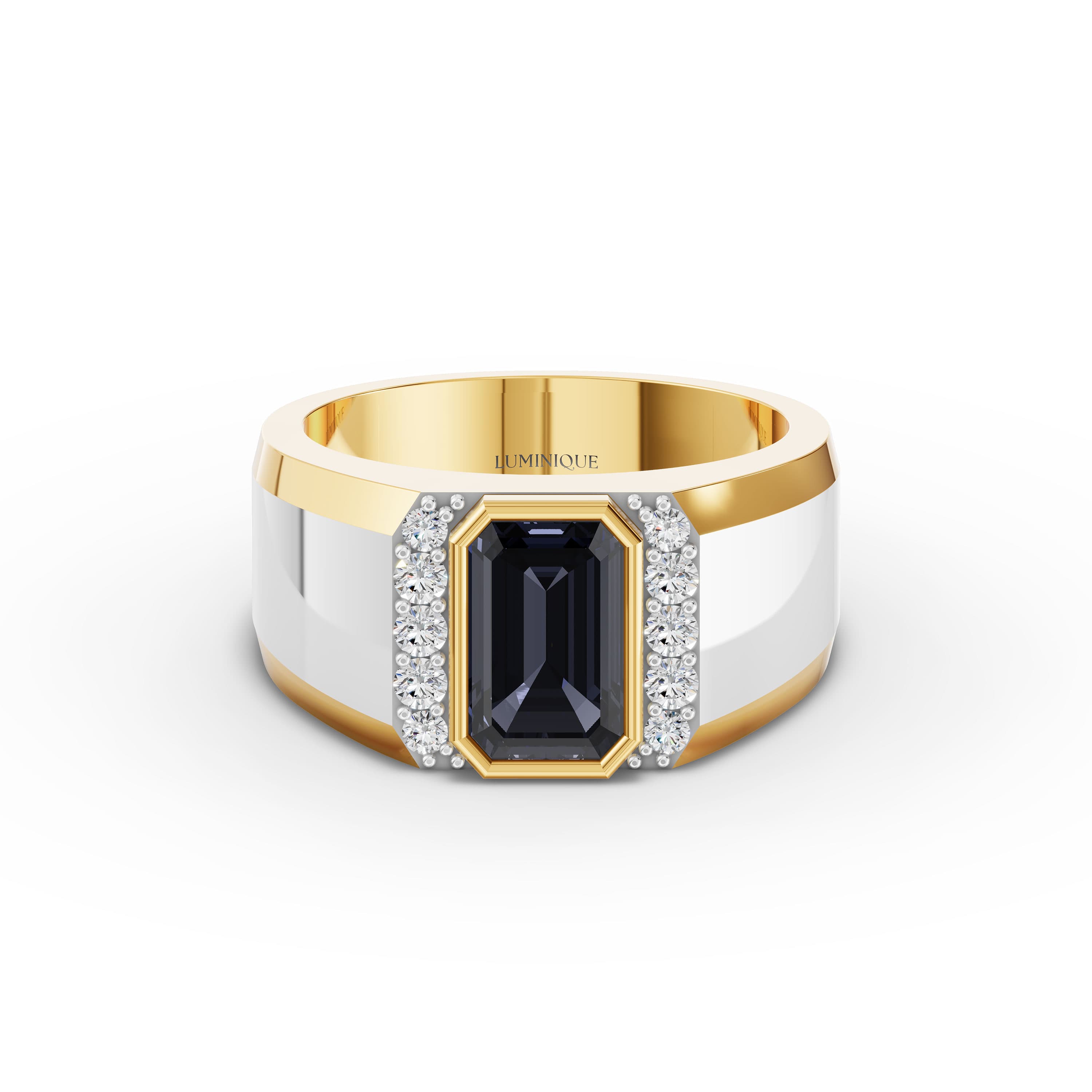 Cabot Emerald Cut Solitaire Ring