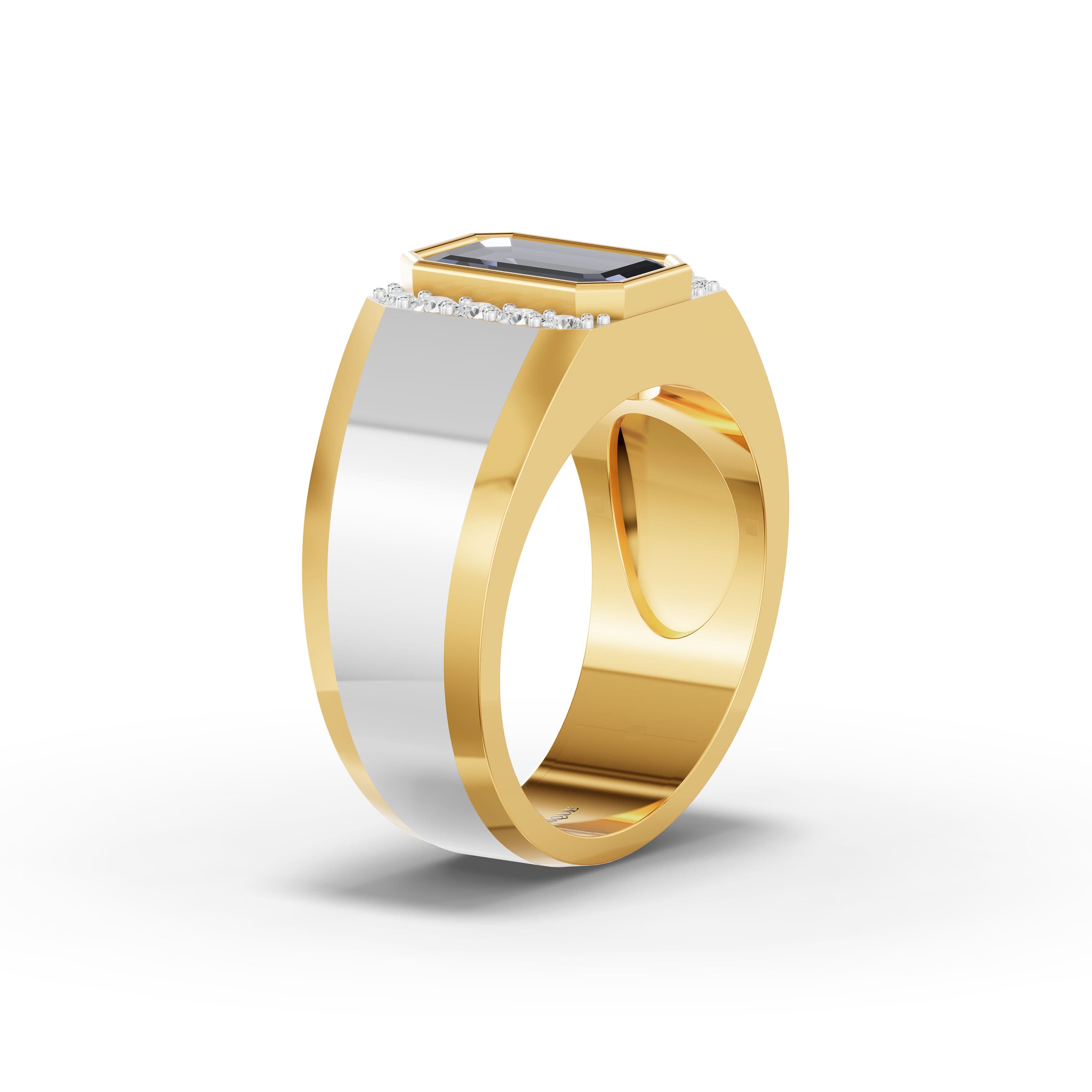 Cabot Emerald Cut Solitaire Ring