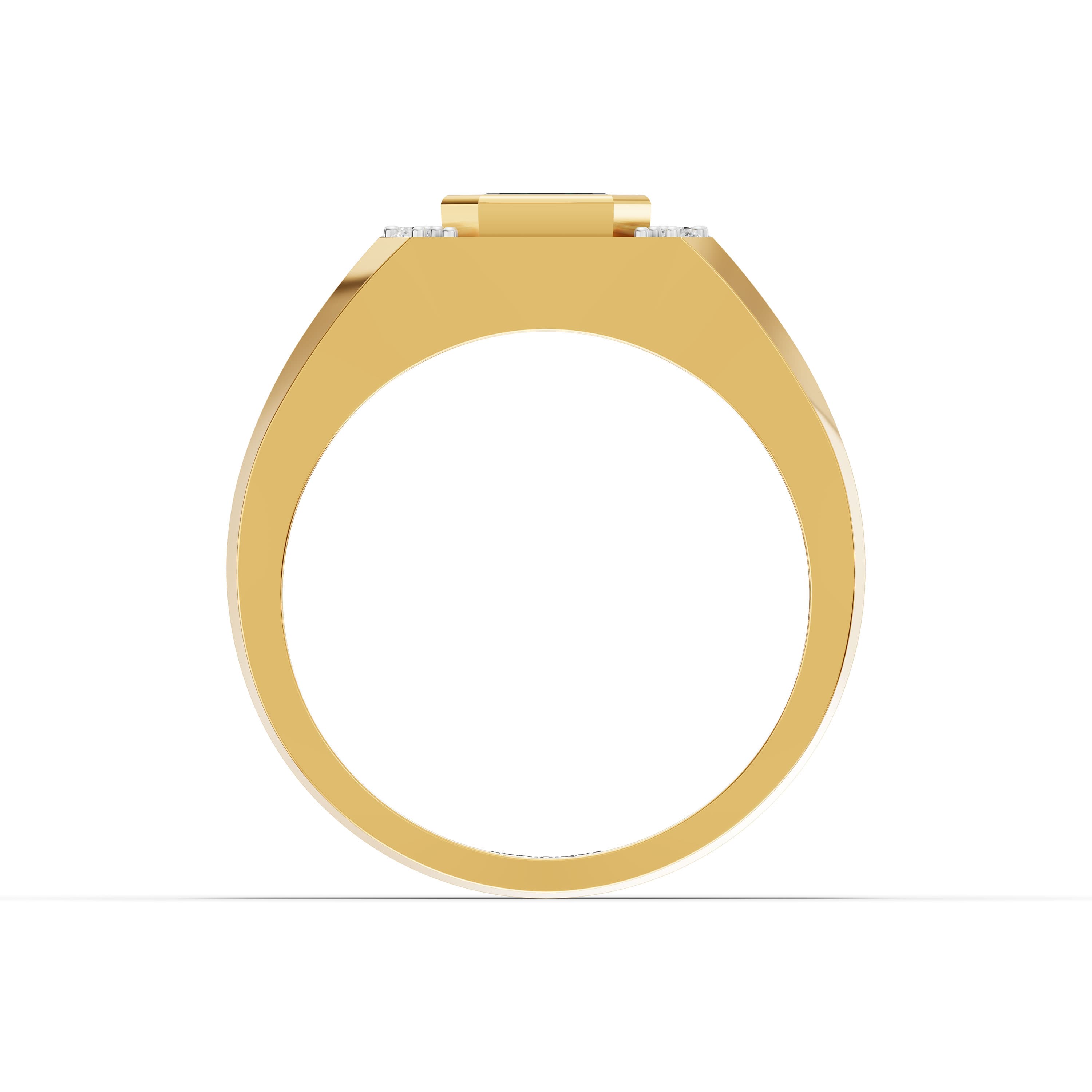 Cabot Emerald Cut Solitaire Ring