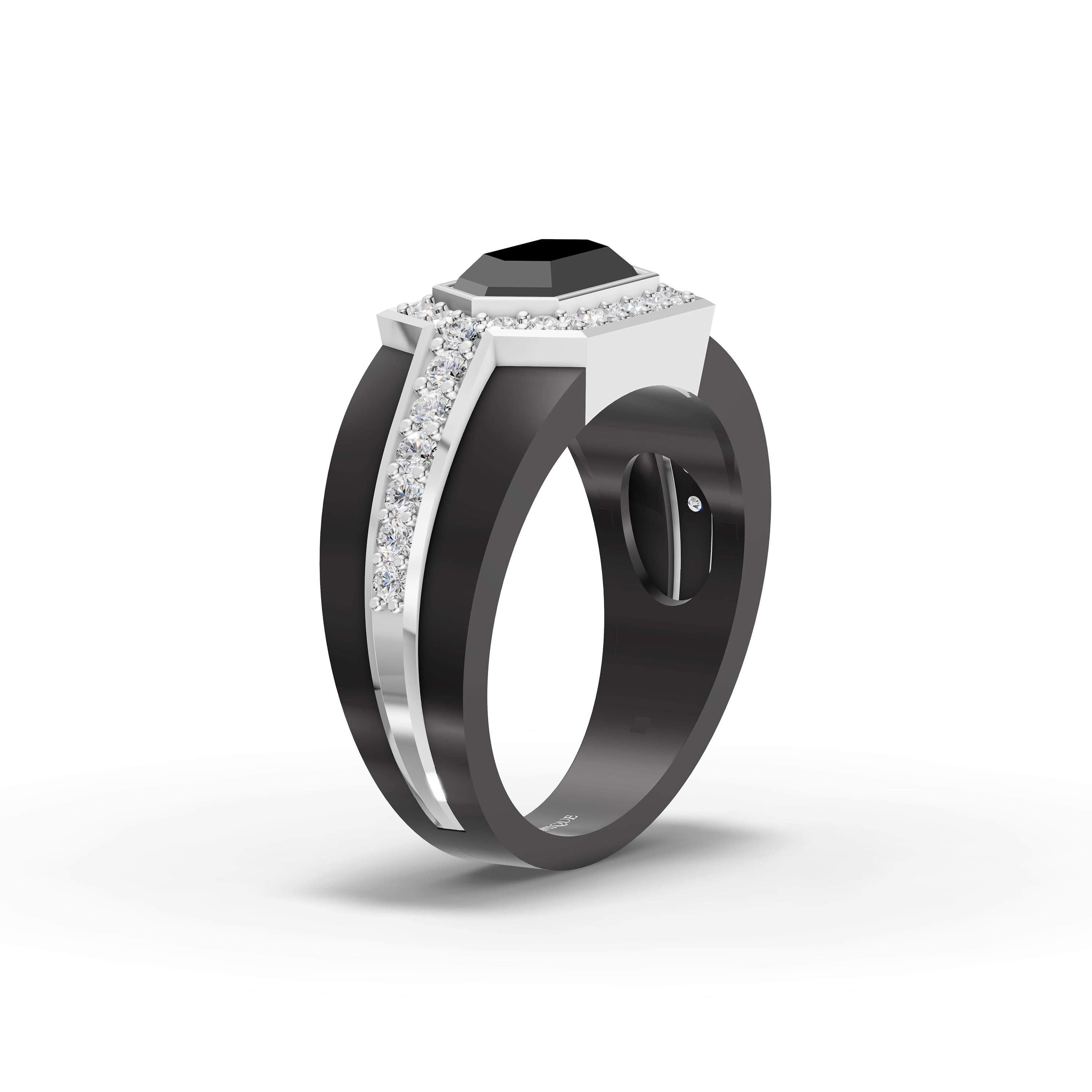 Drake Shield Onyx Ring