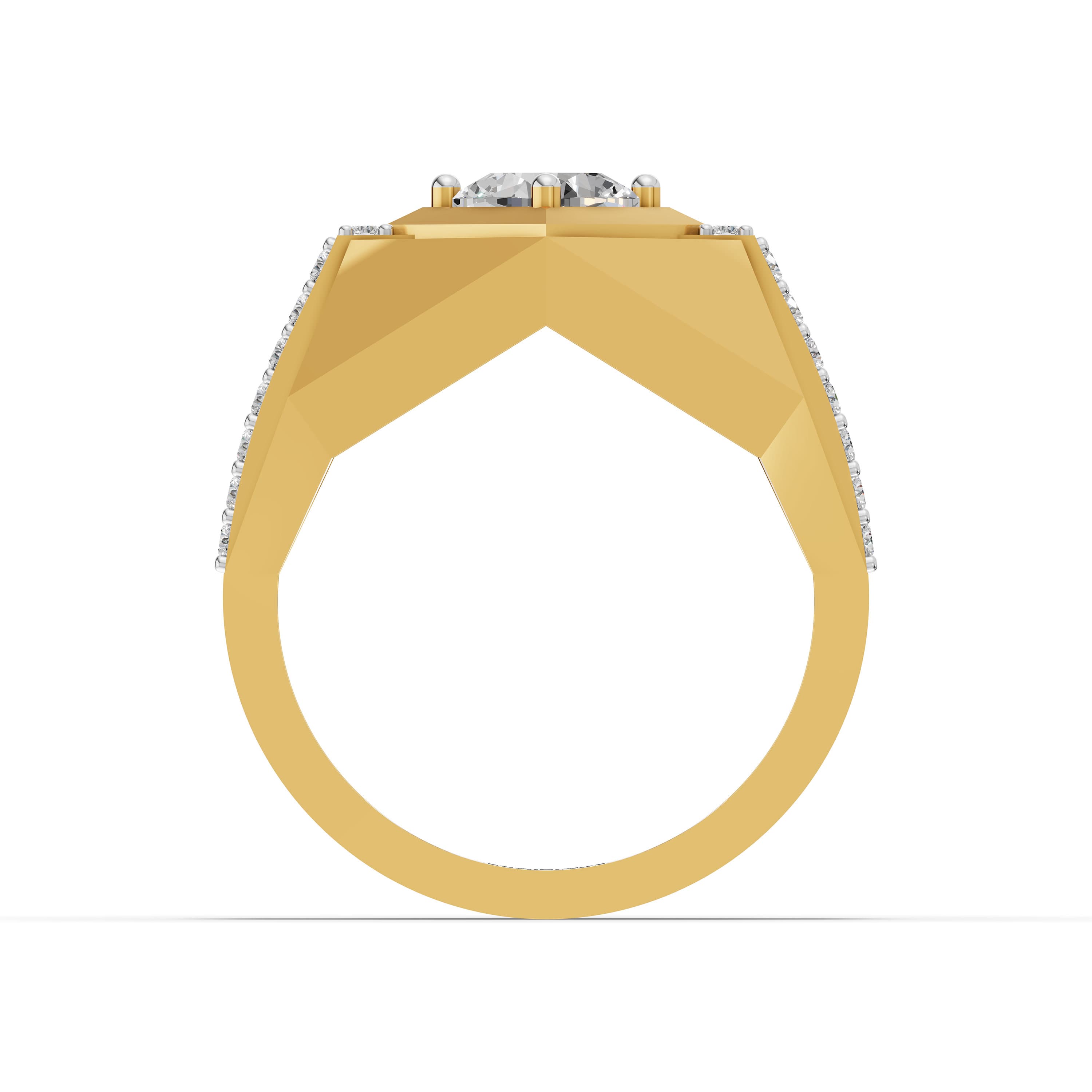 Kestrel Cushion Halo Ring