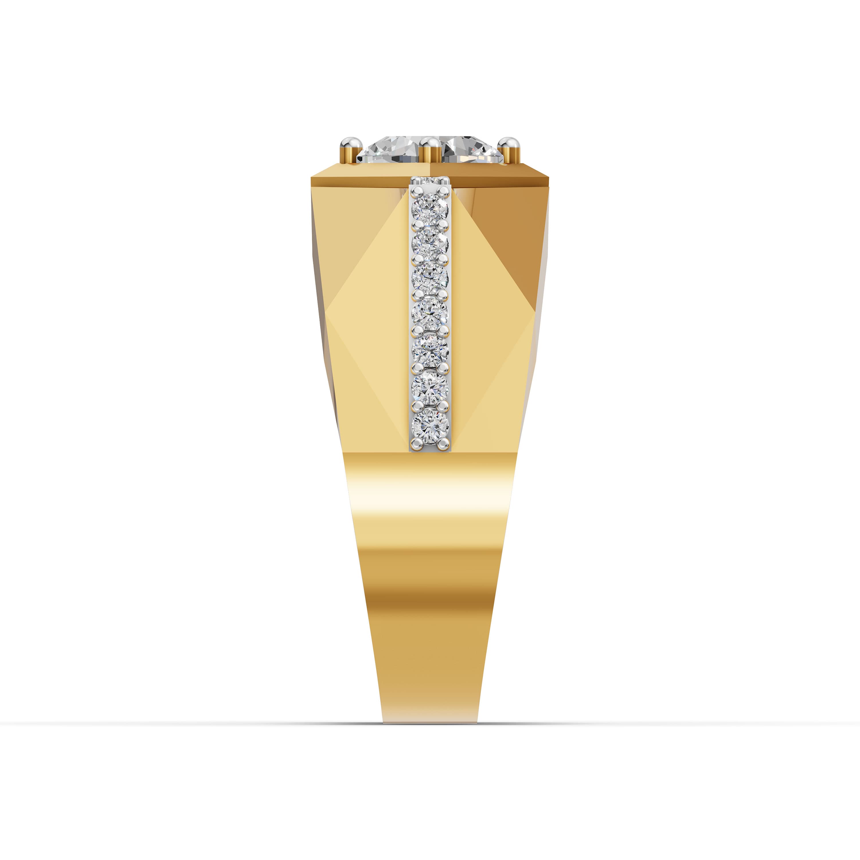 Kestrel Cushion Halo Ring
