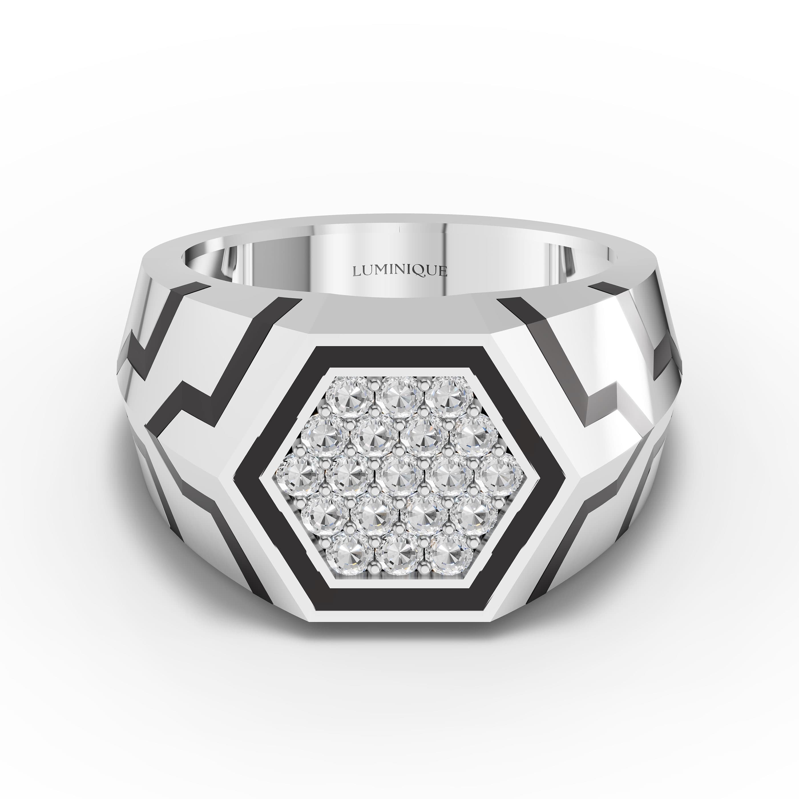 Juniper Round Pave Ring