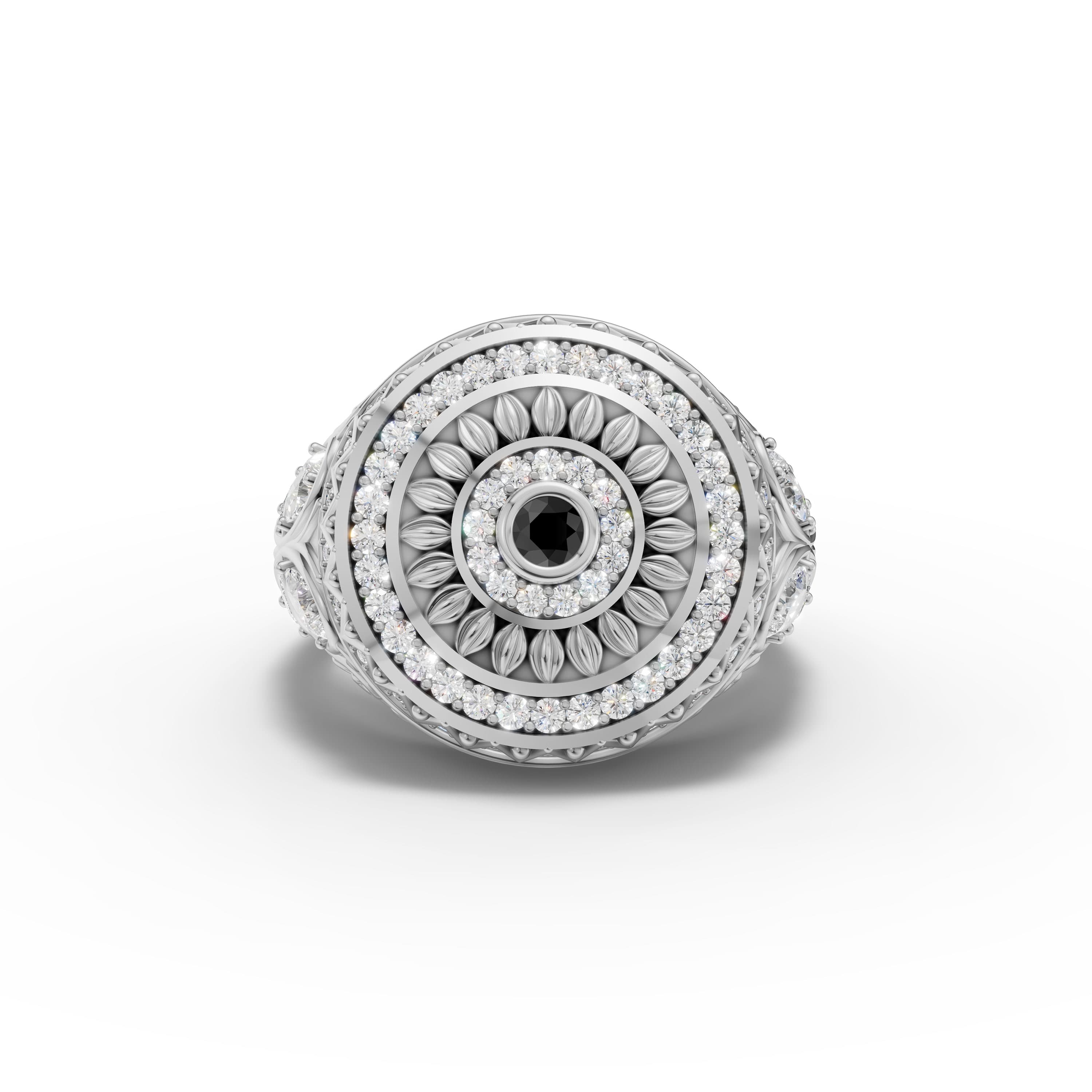 Nocturne Halo Ring