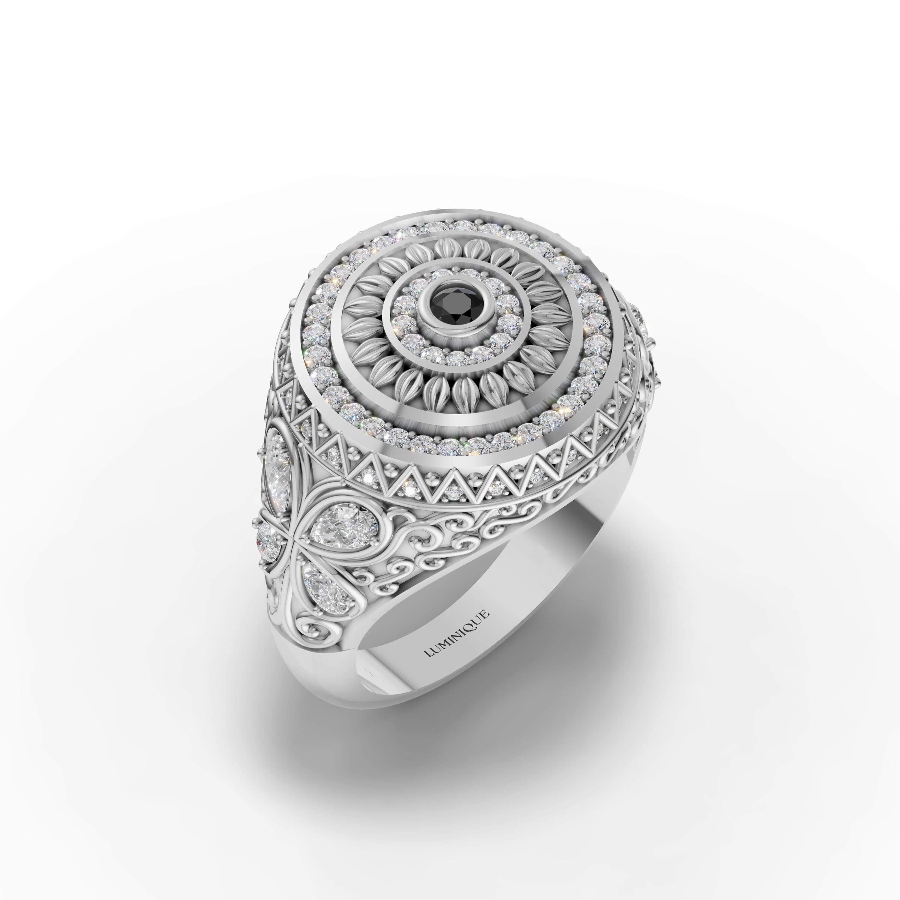 Nocturne Halo Ring