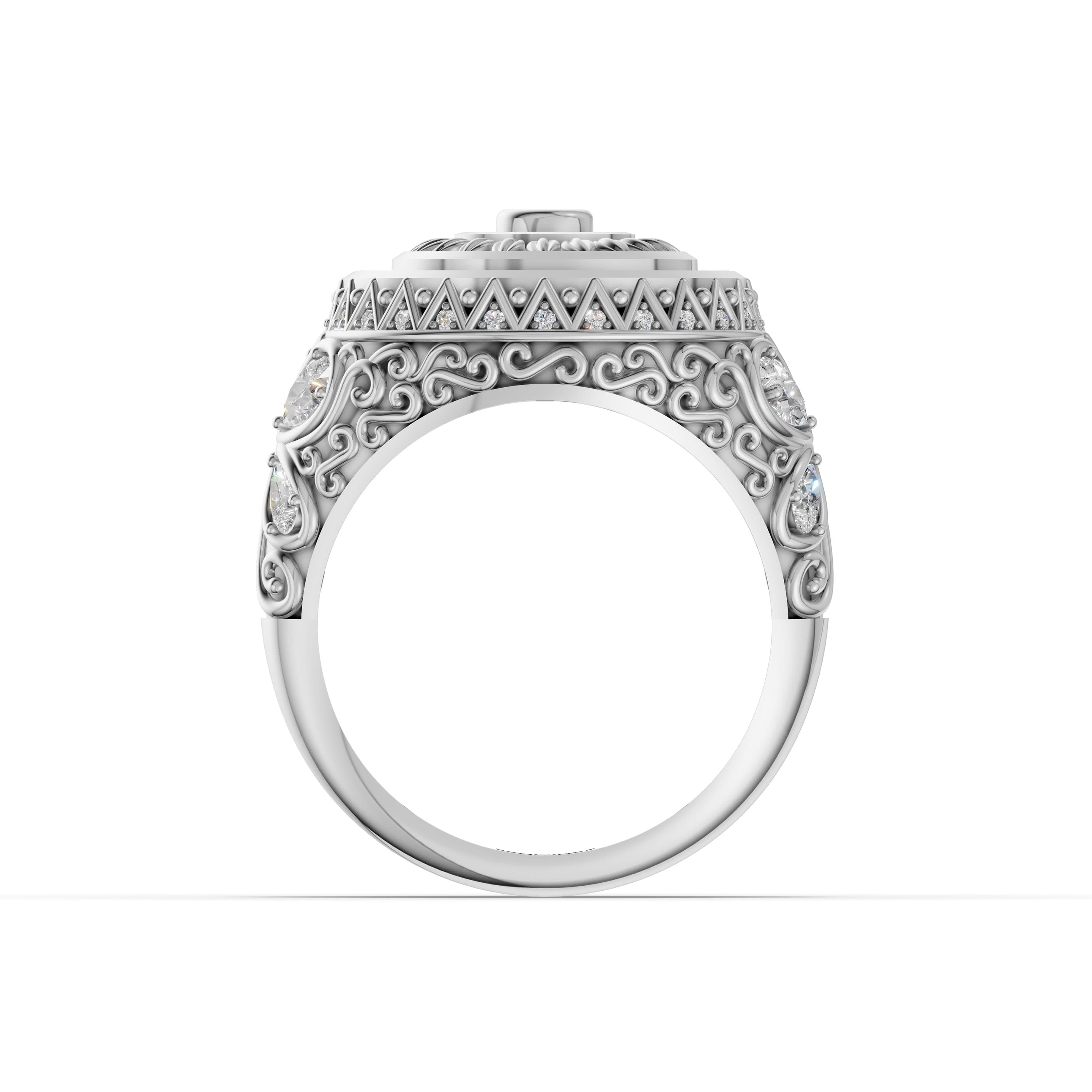 Nocturne Halo Ring
