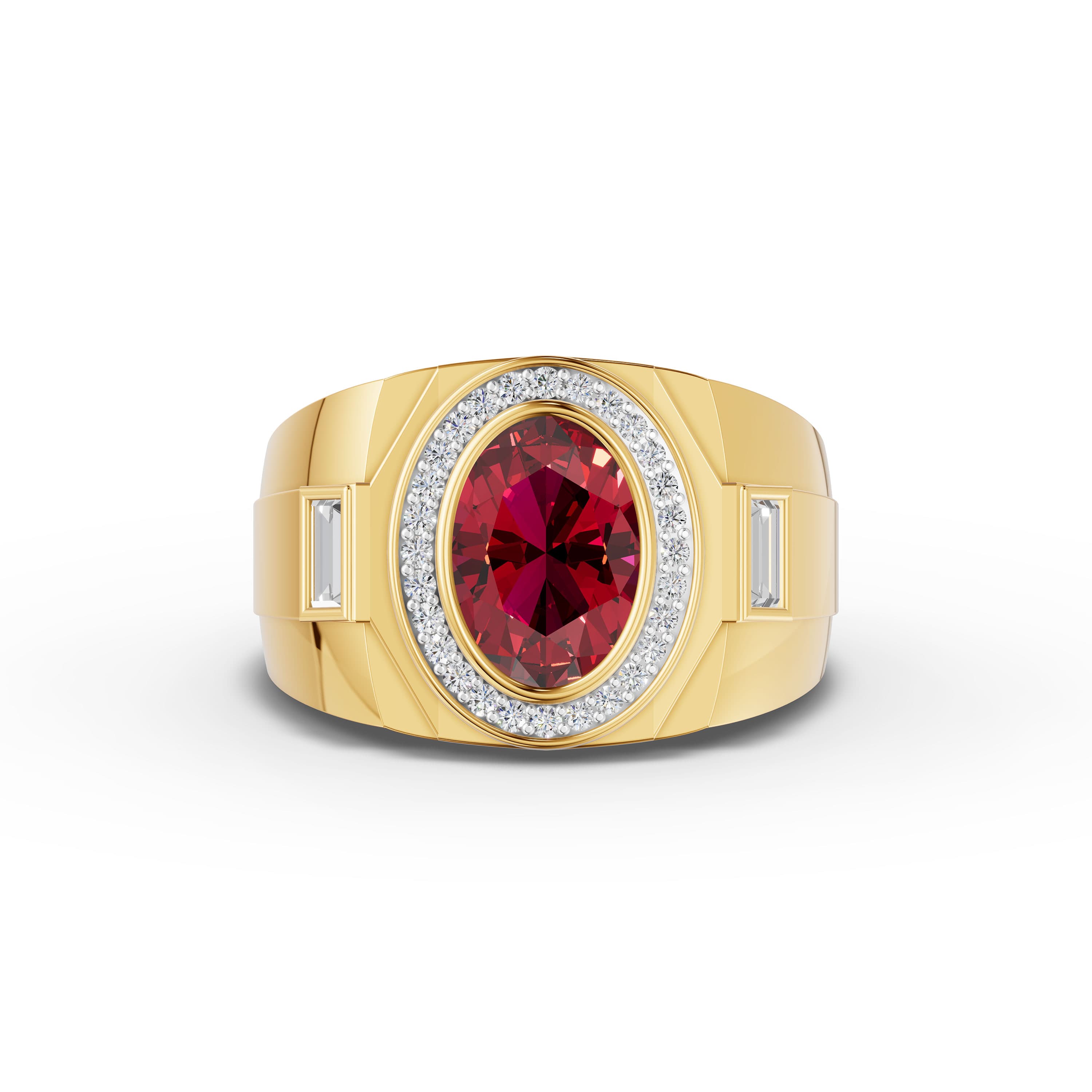 Rufus Ruby Men's Ring