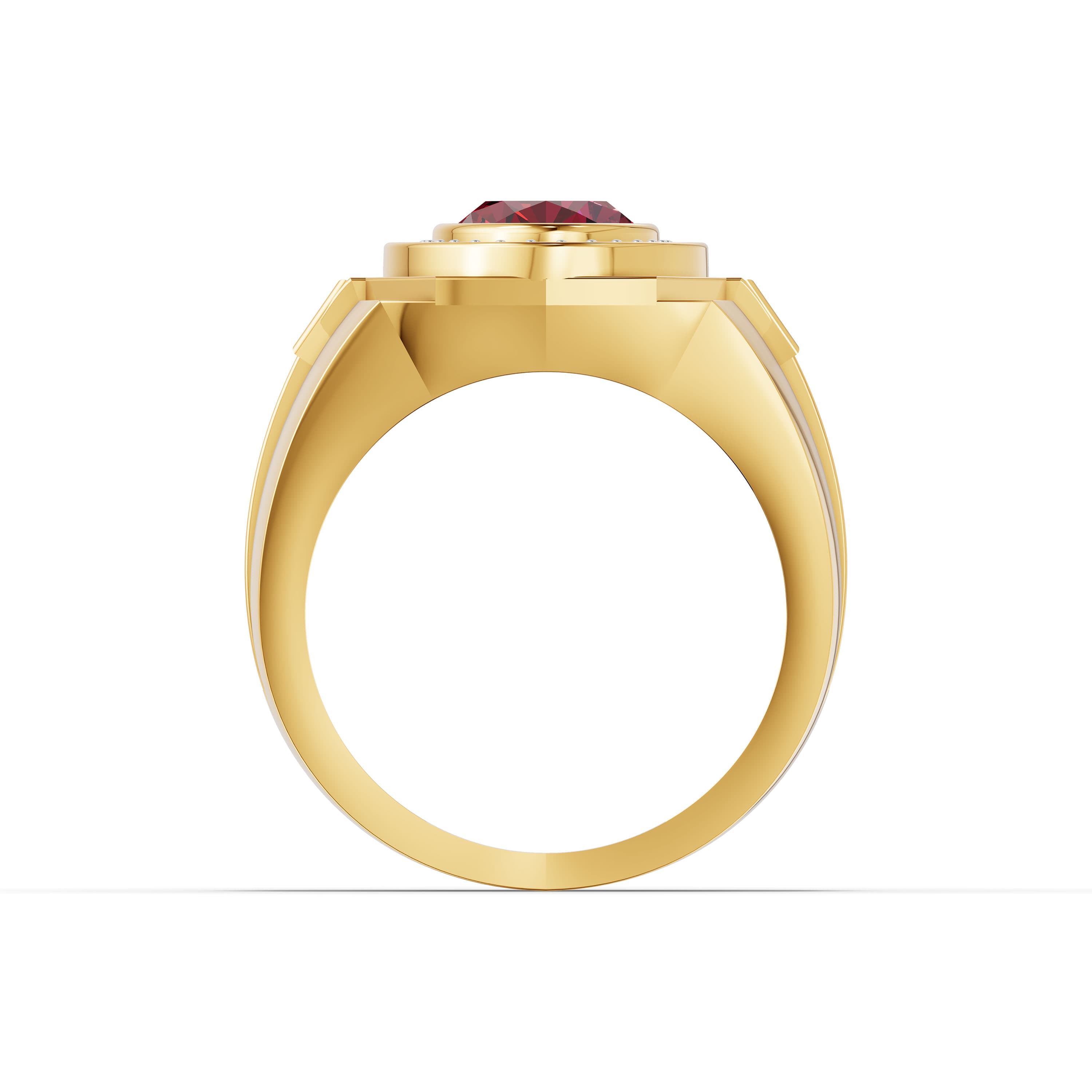 Rufus Ruby Men's Ring