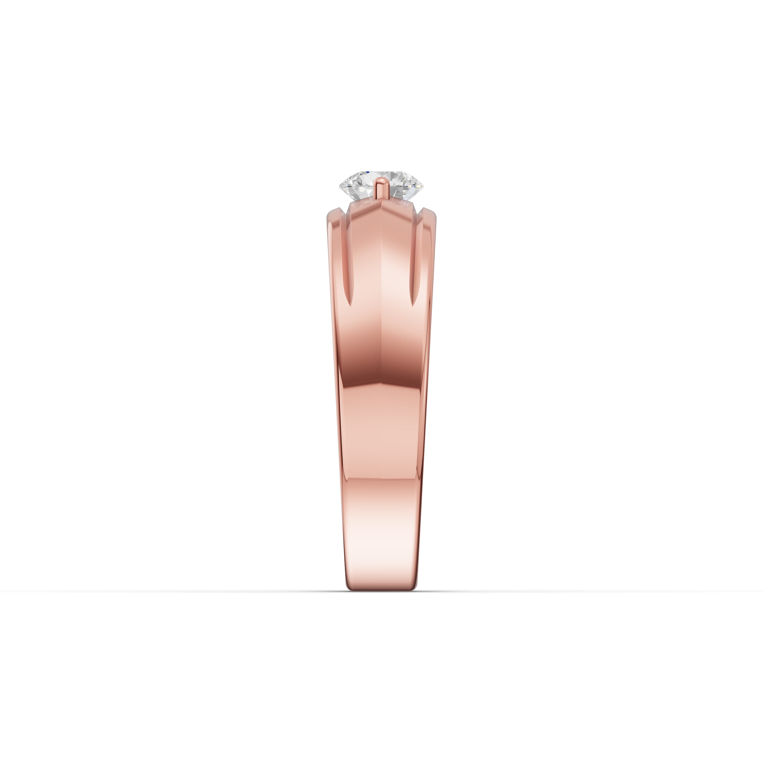 Linus Round Solitaire Ring