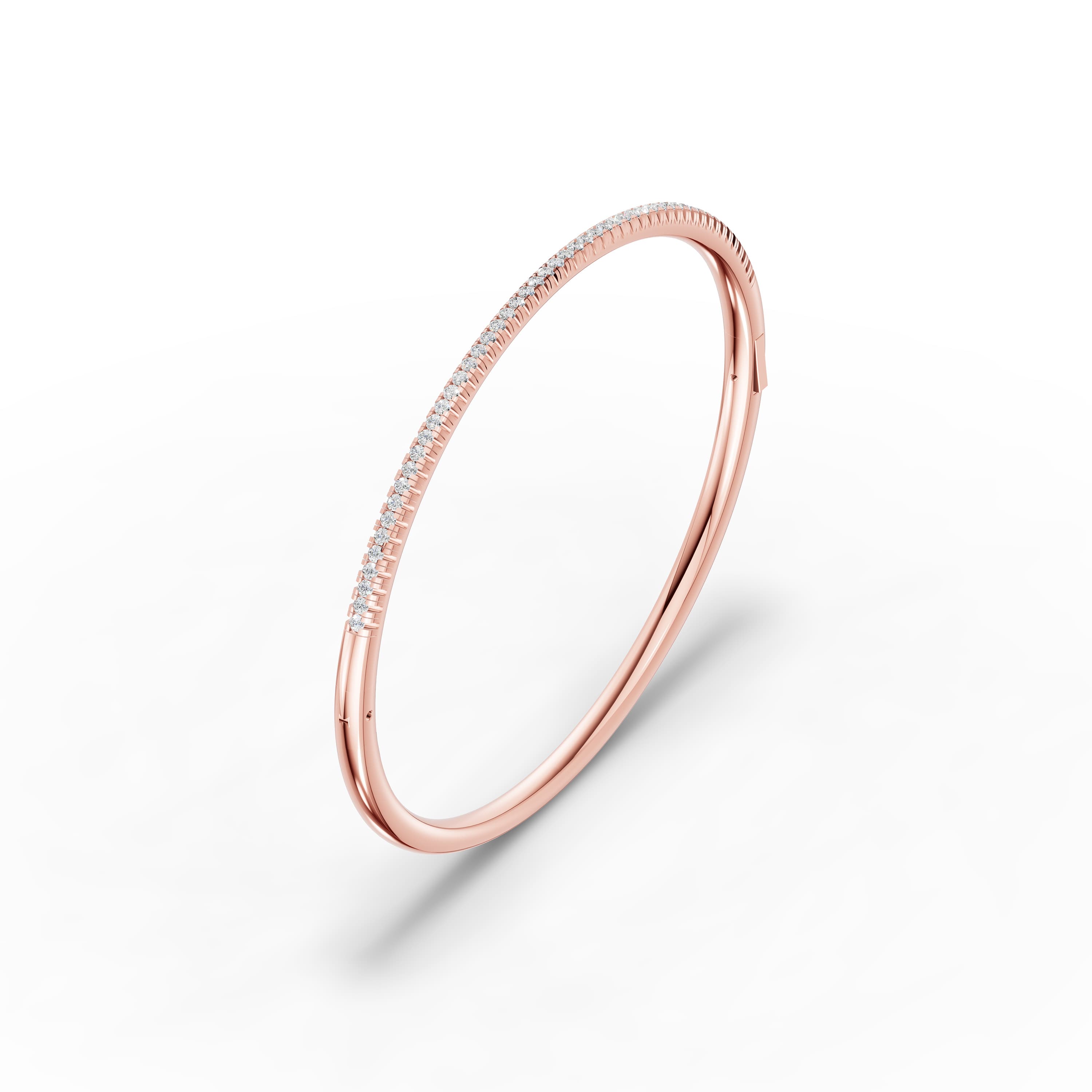 Bria Round Pave Bangle