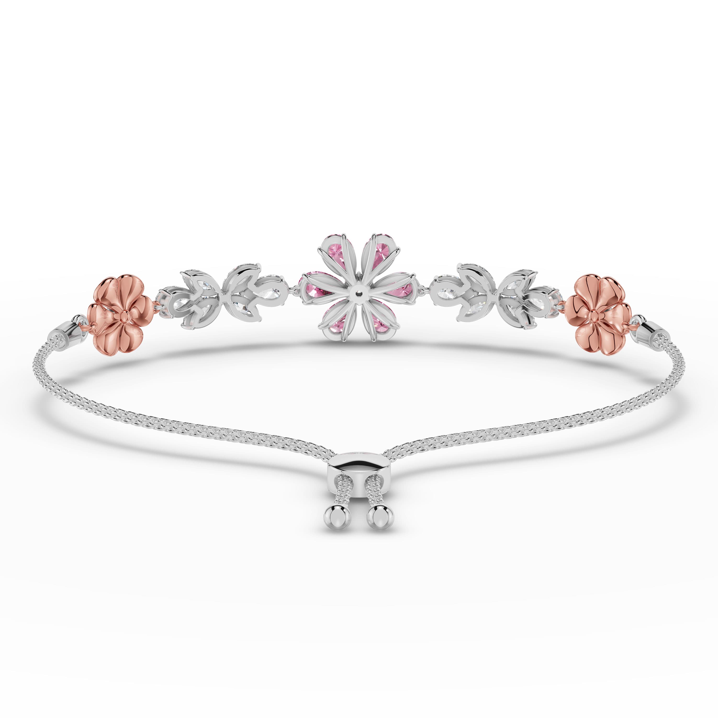 Glide Pink Sapphire Bracelet