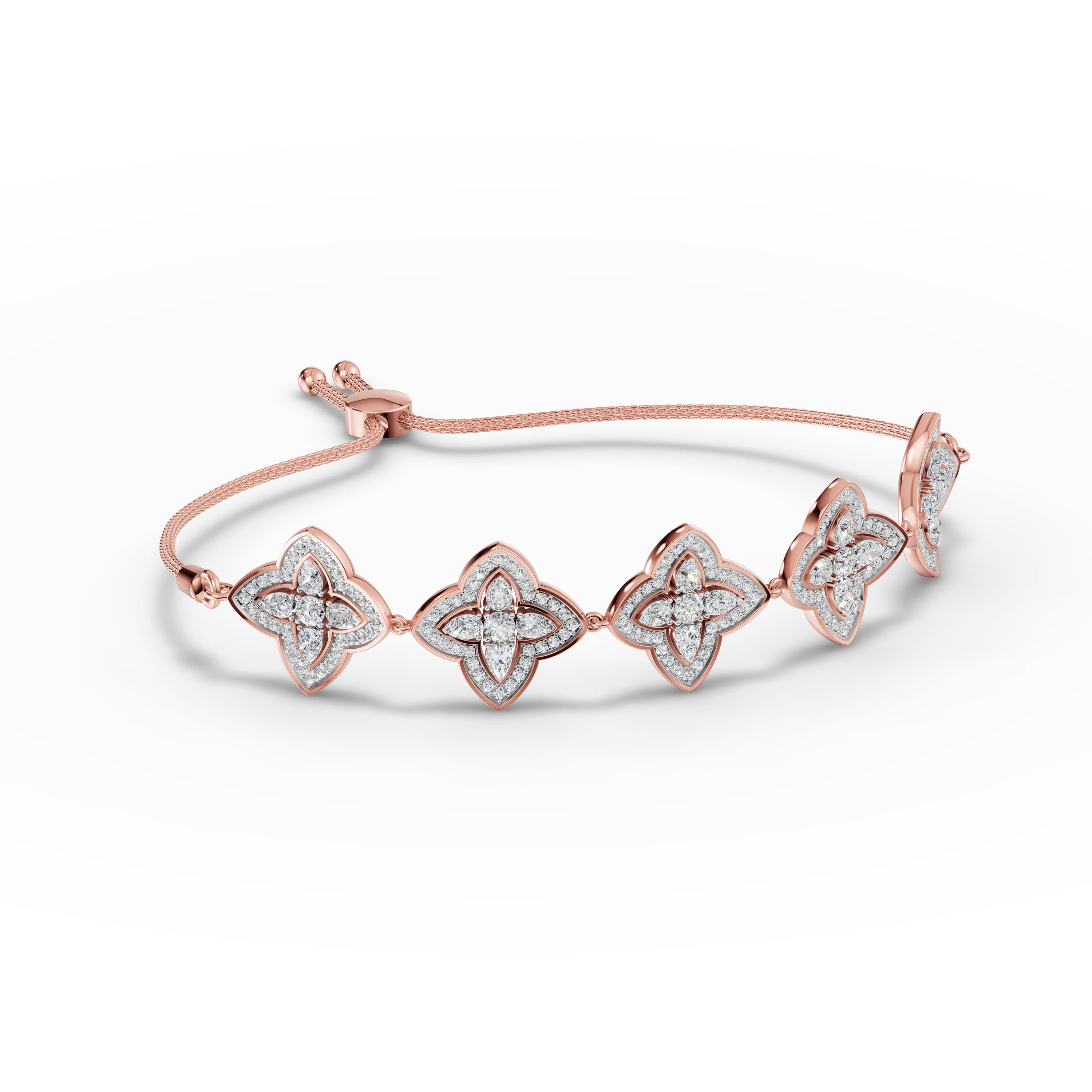 Garland Pear Cluster Bracelet